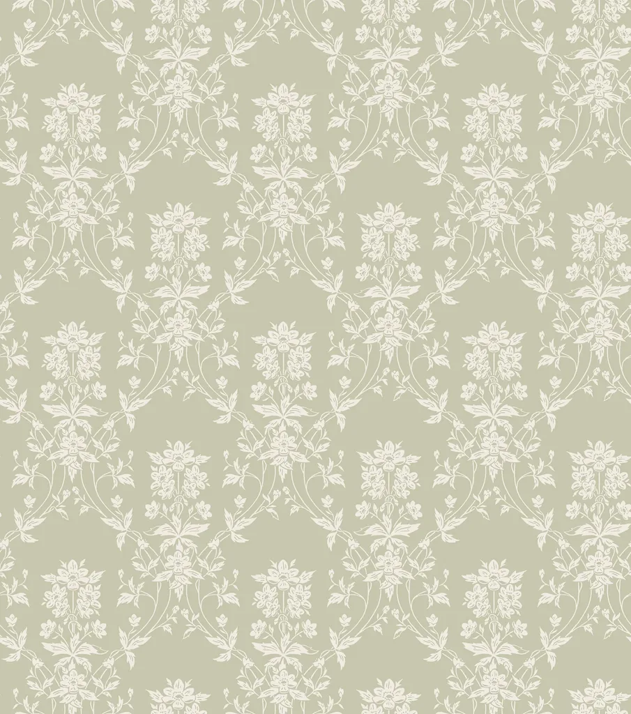 Sandberg Alva in Spring Green wallpaper (S10460)