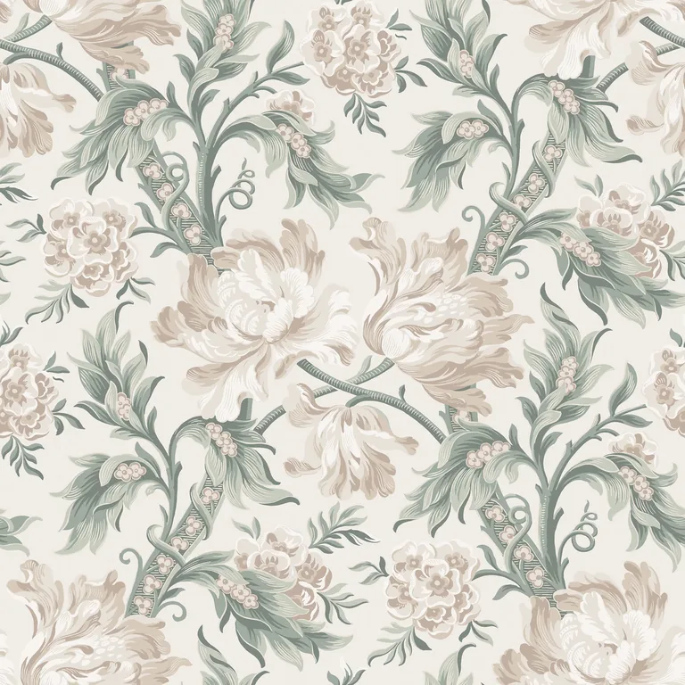 Sandberg Amelia in Eggshell wallpaper (S10252)