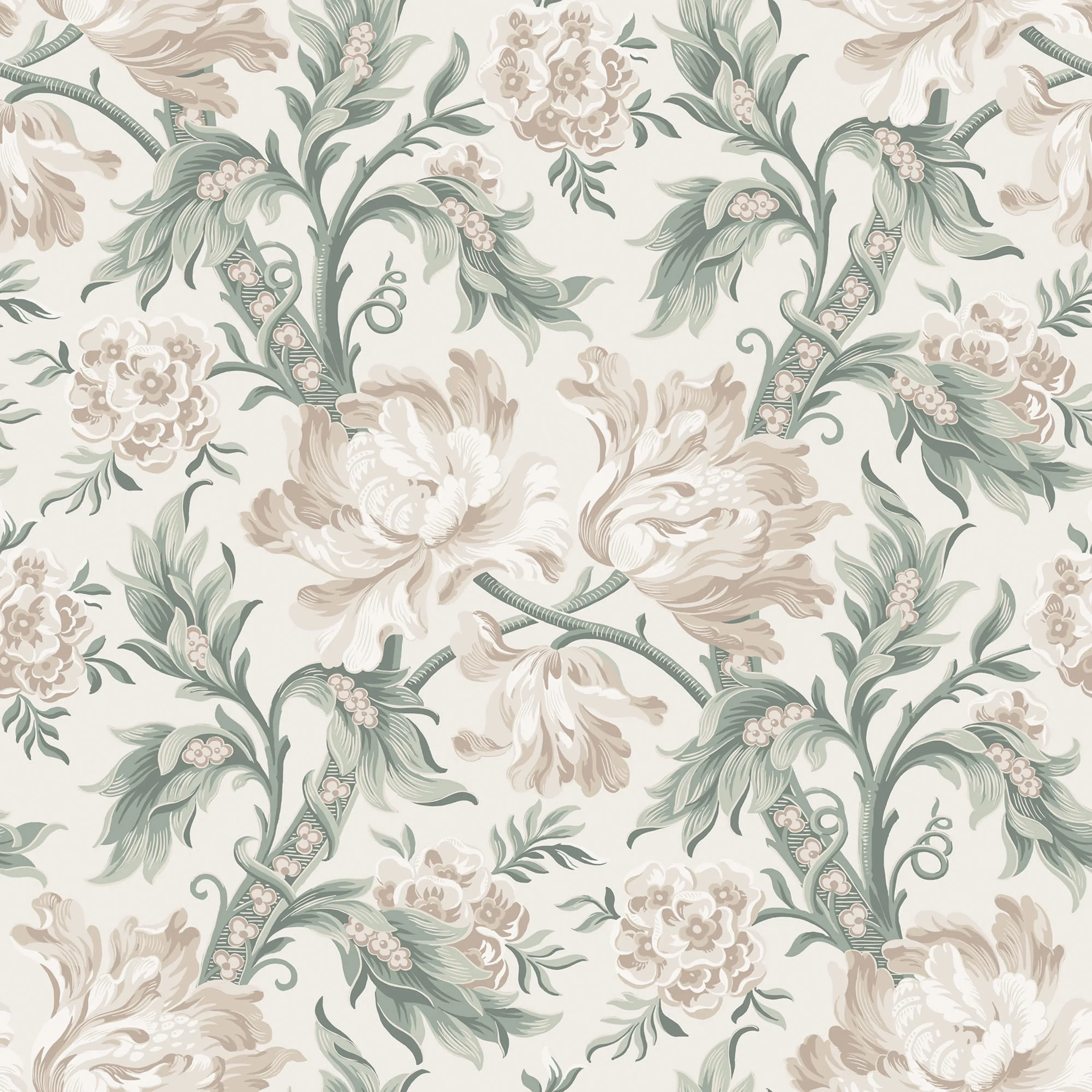 Sandberg Amelia in Eggshell wallpaper (S10252)