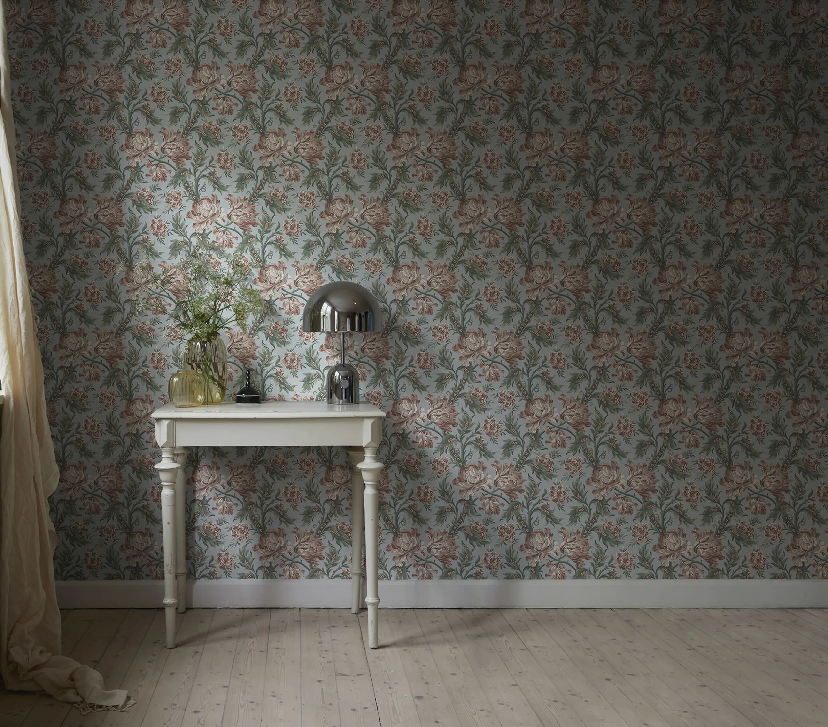 Sandberg Amelia in Sky Blue wallpaper (S10251)