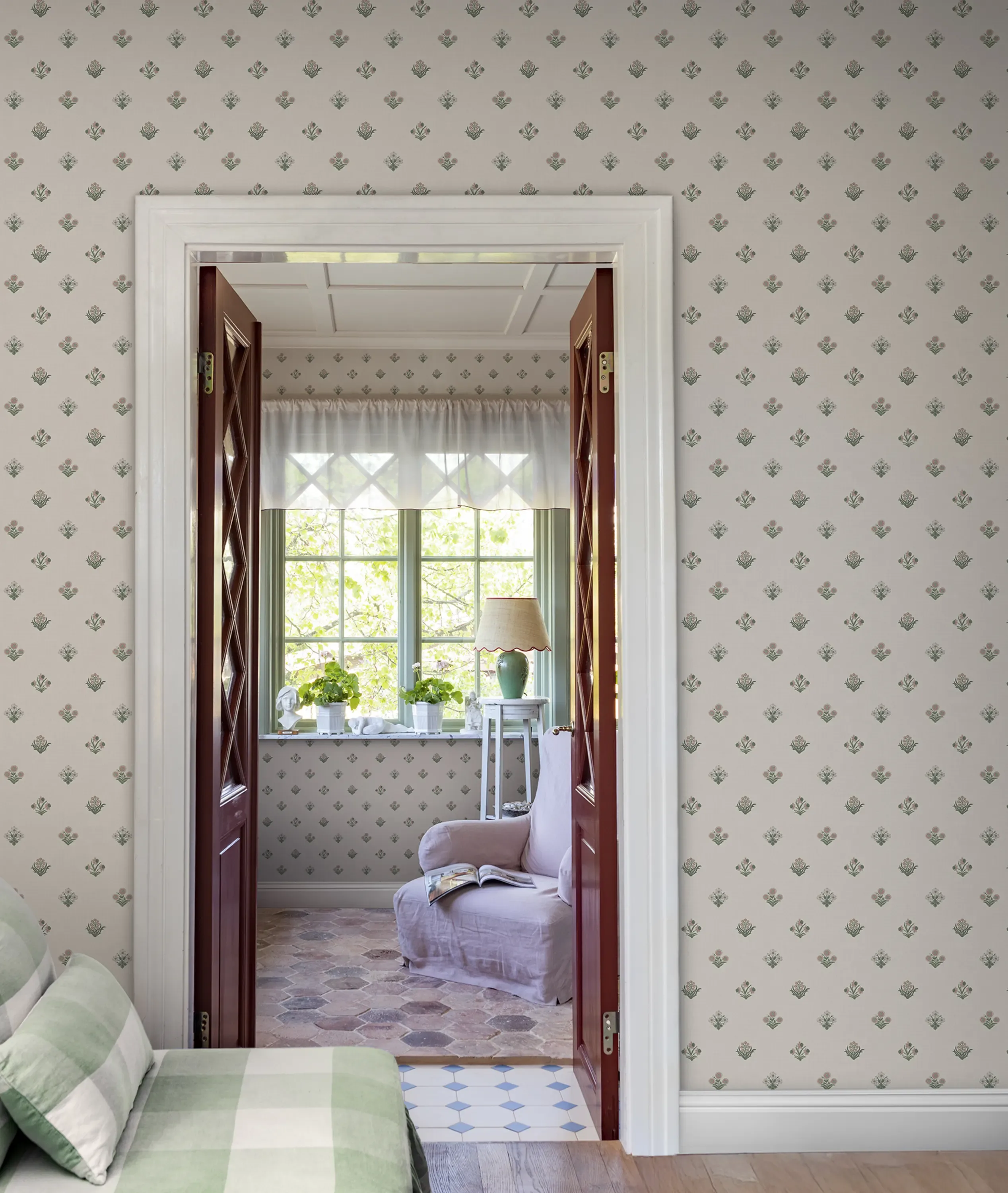 Sandberg Amy in Pink wallpaper (S10818)