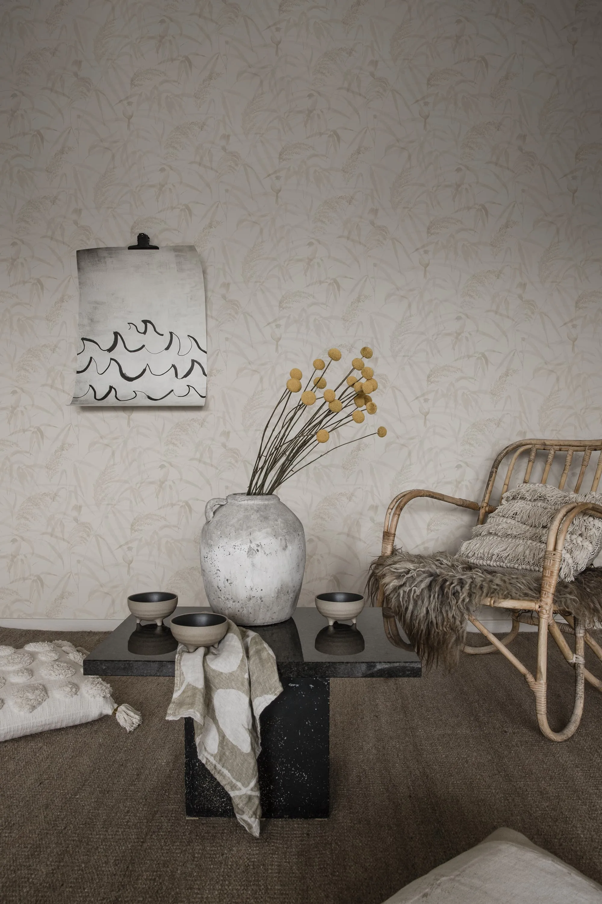 Sandberg Anna in Sandstone wallpaper (S10109)