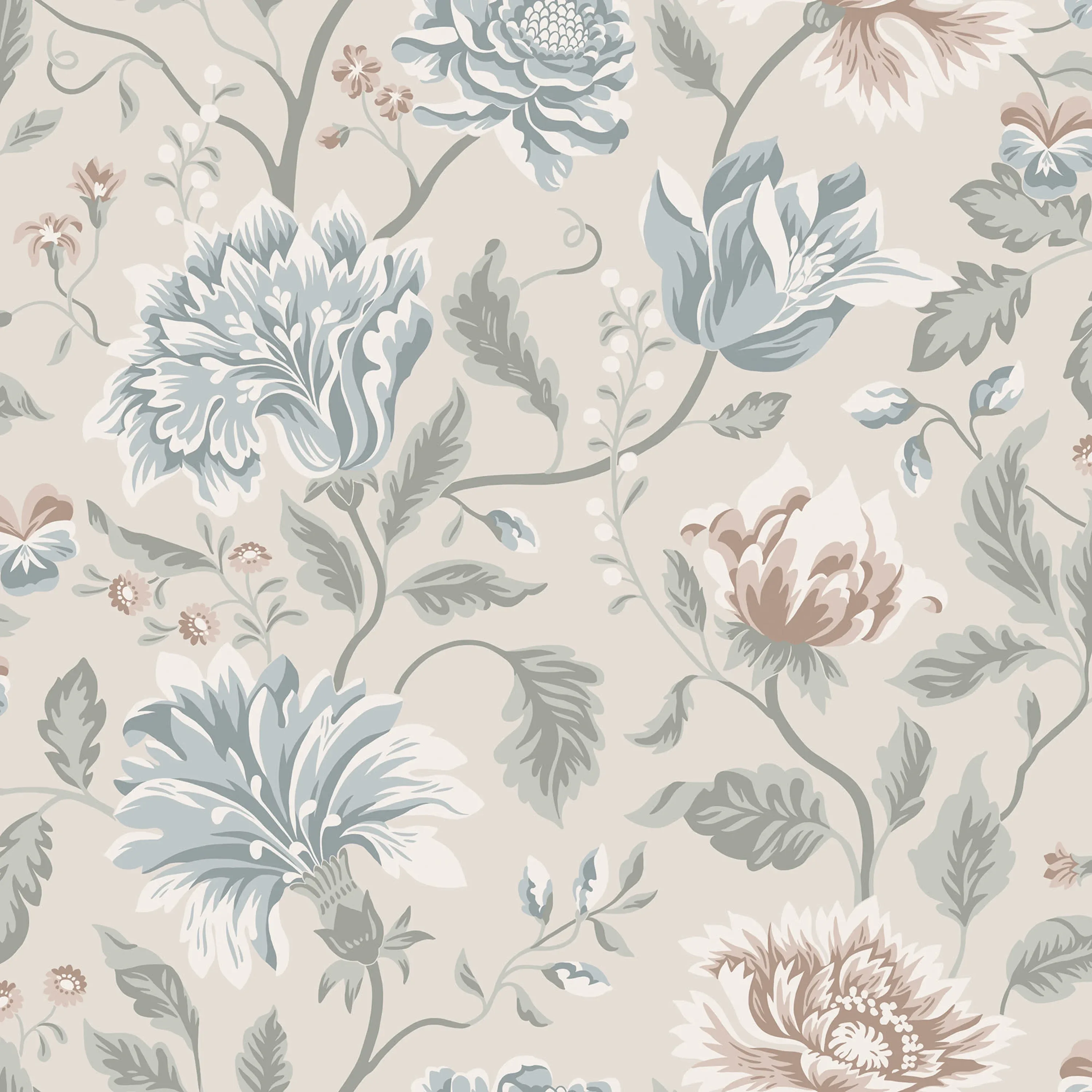 Sandberg Annabelle in Clay wallpaper (S10262)