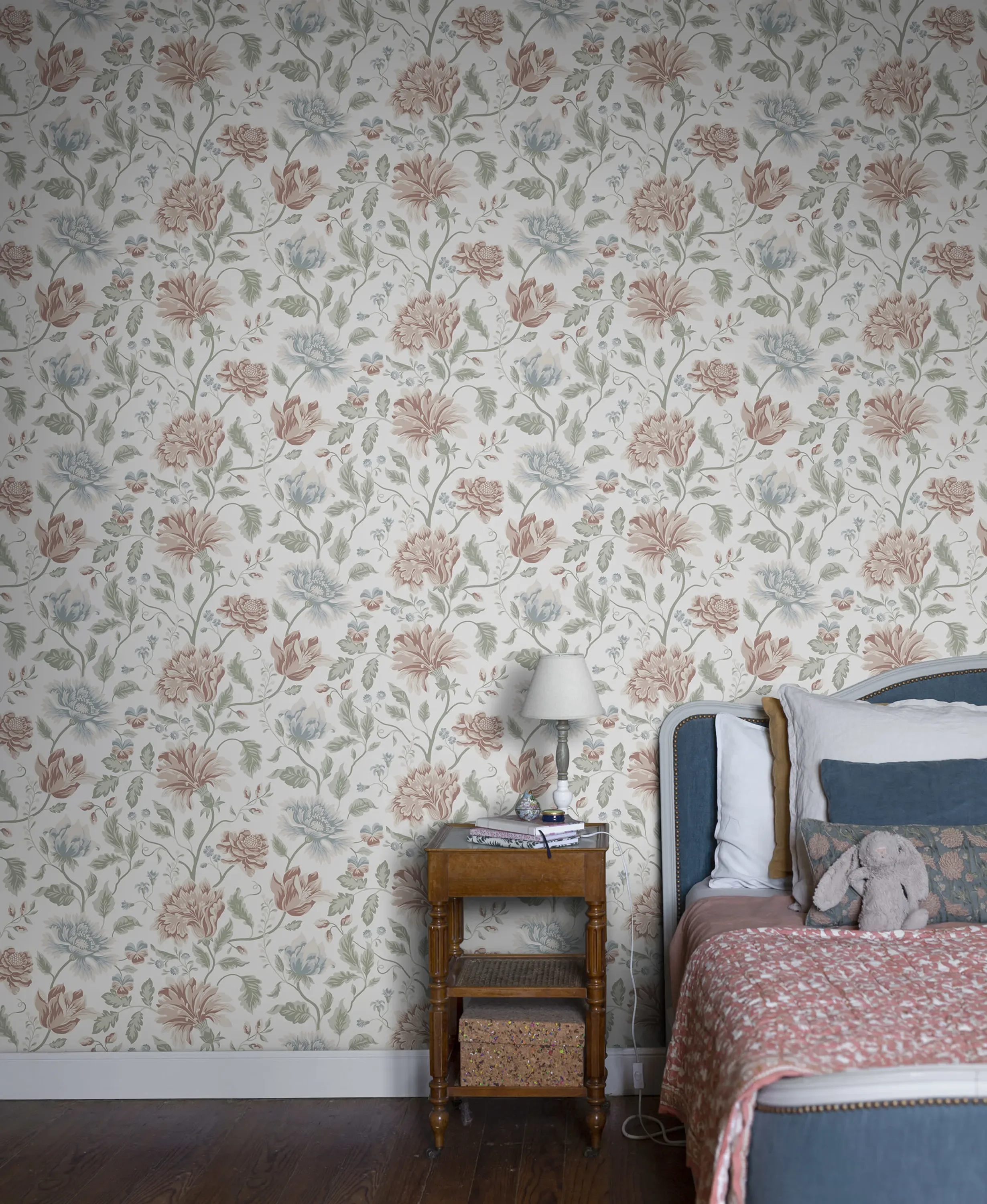 Sandberg Annabelle in Terracotta wallpaper (S10261)
