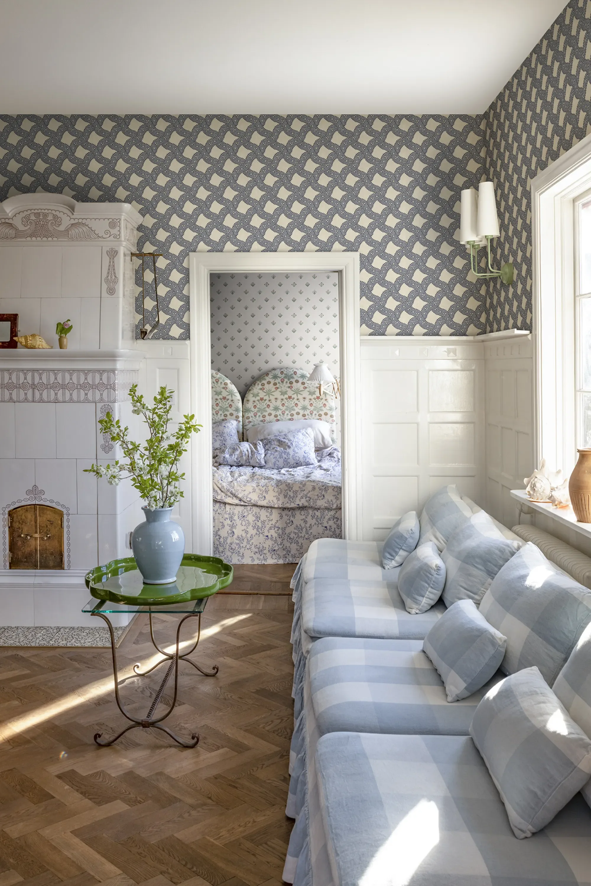 Sandberg Annie in Blue wallpaper (S10819)
