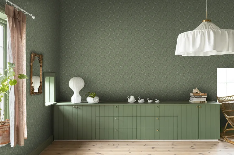 Sandberg Annie in Green wallpaper (S10822)