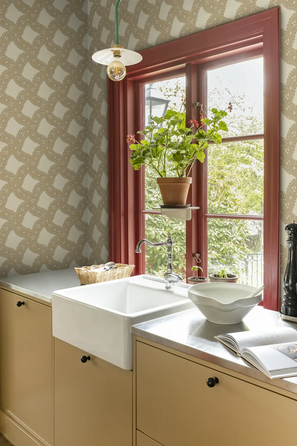Sandberg Annie in Honey wallpaper (S10821)
