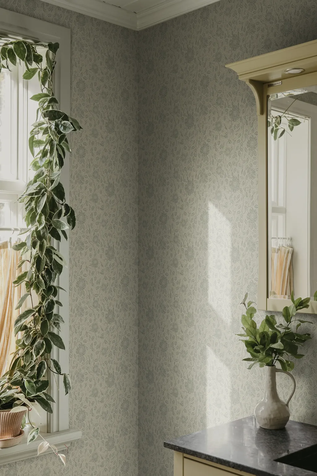 Sandberg Anton in Sage Green wallpaper (S10569)
