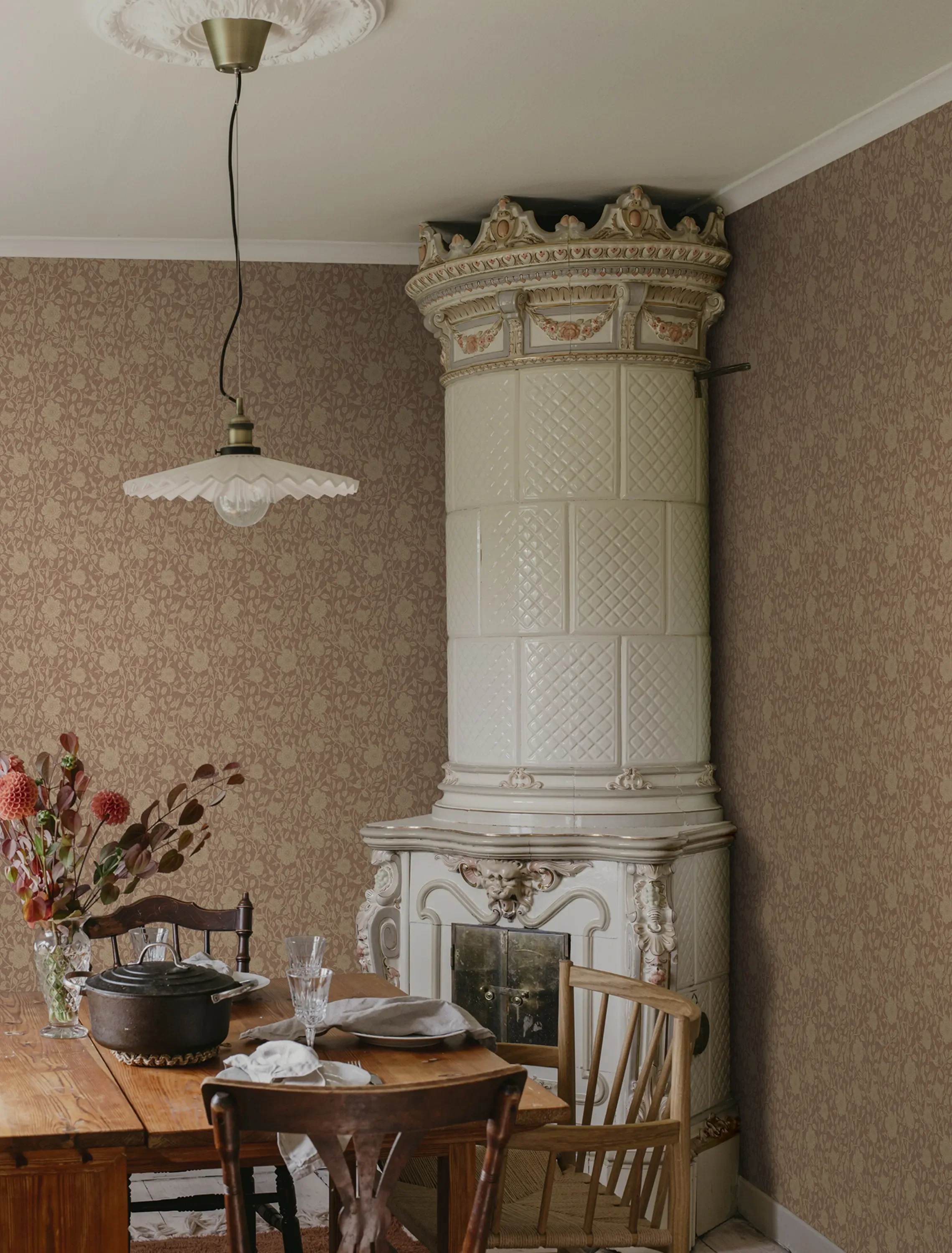 Sandberg Anton in Terracotta wallpaper (S10568)