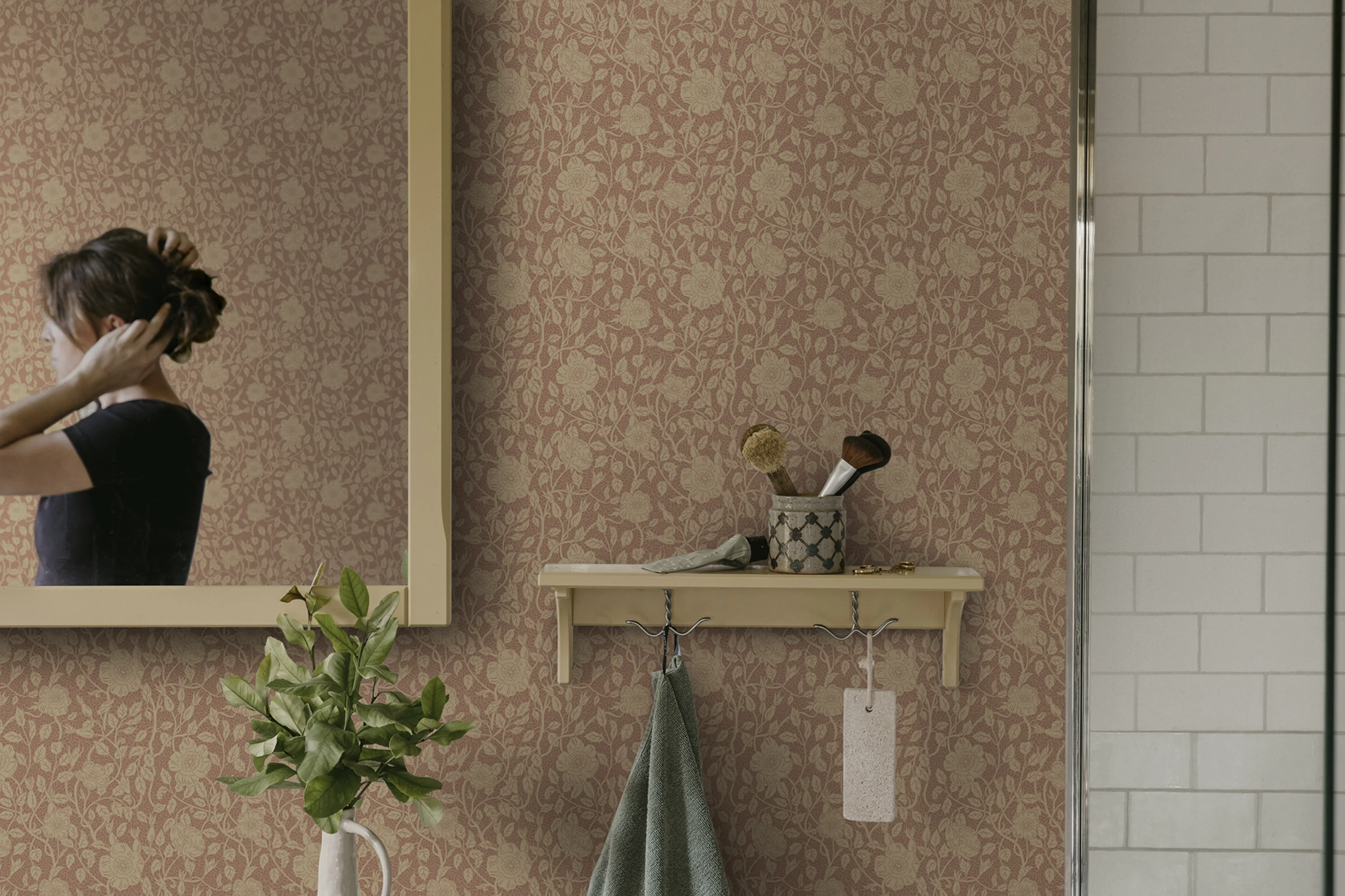 Sandberg Anton in Terracotta wallpaper (S10568)