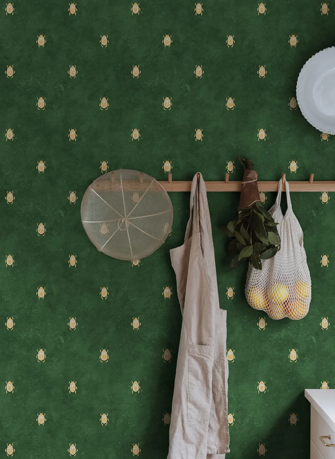 Sandberg Audrey in Dark Green wallpaper (S10451)