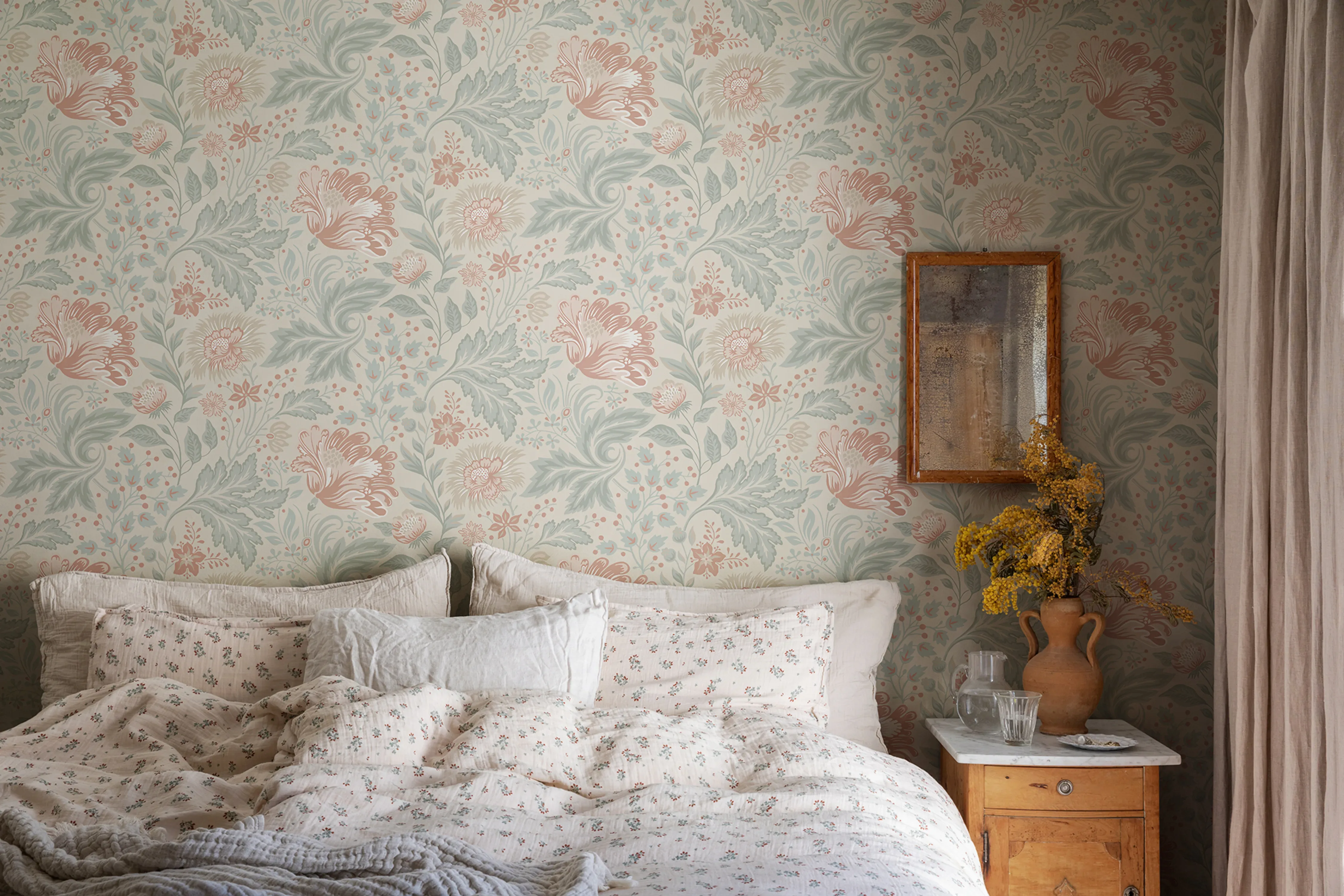 Sandberg Ava in Sandstone wallpaper (S10179)