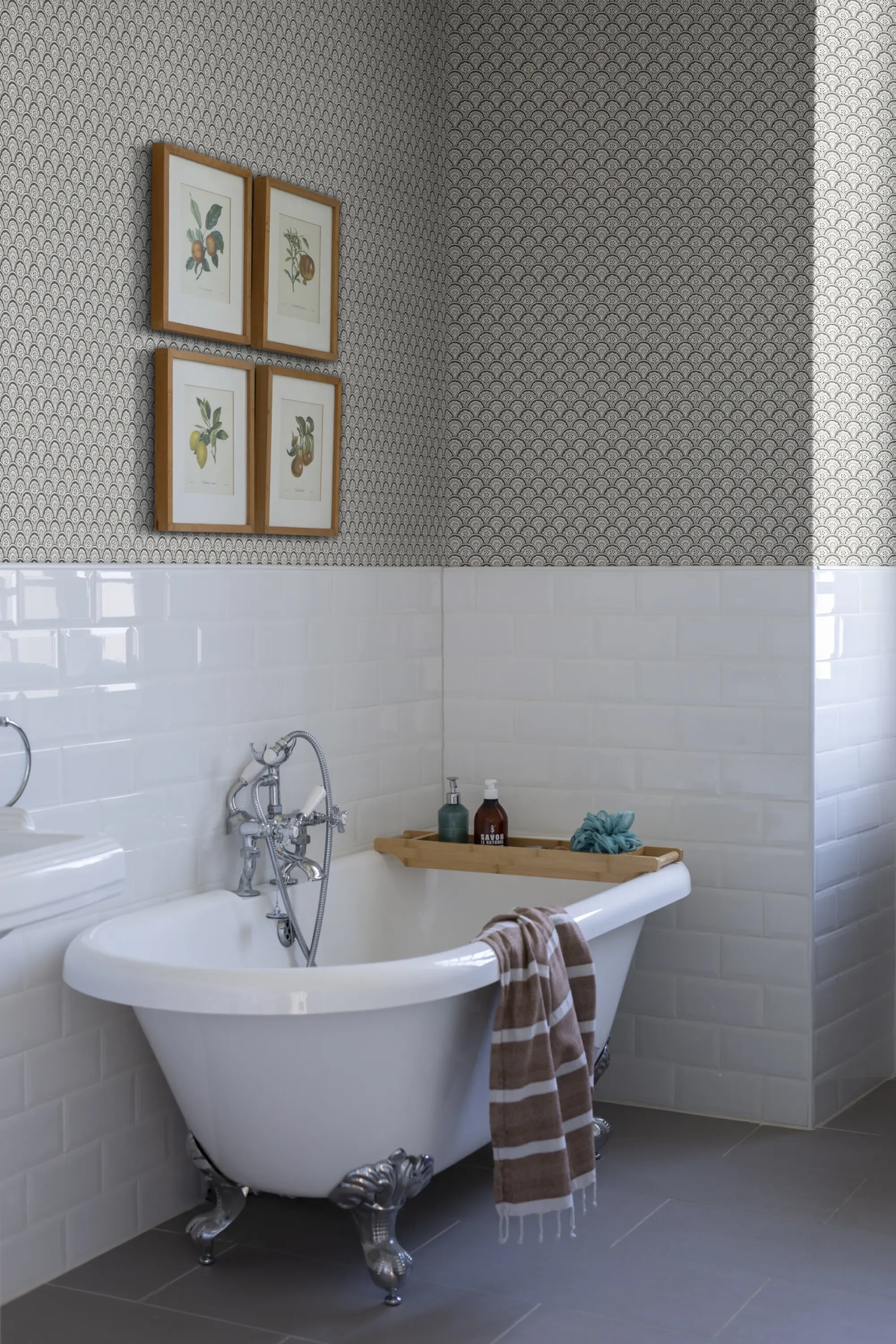 Sandberg Beata in Graphite wallpaper (S10234)