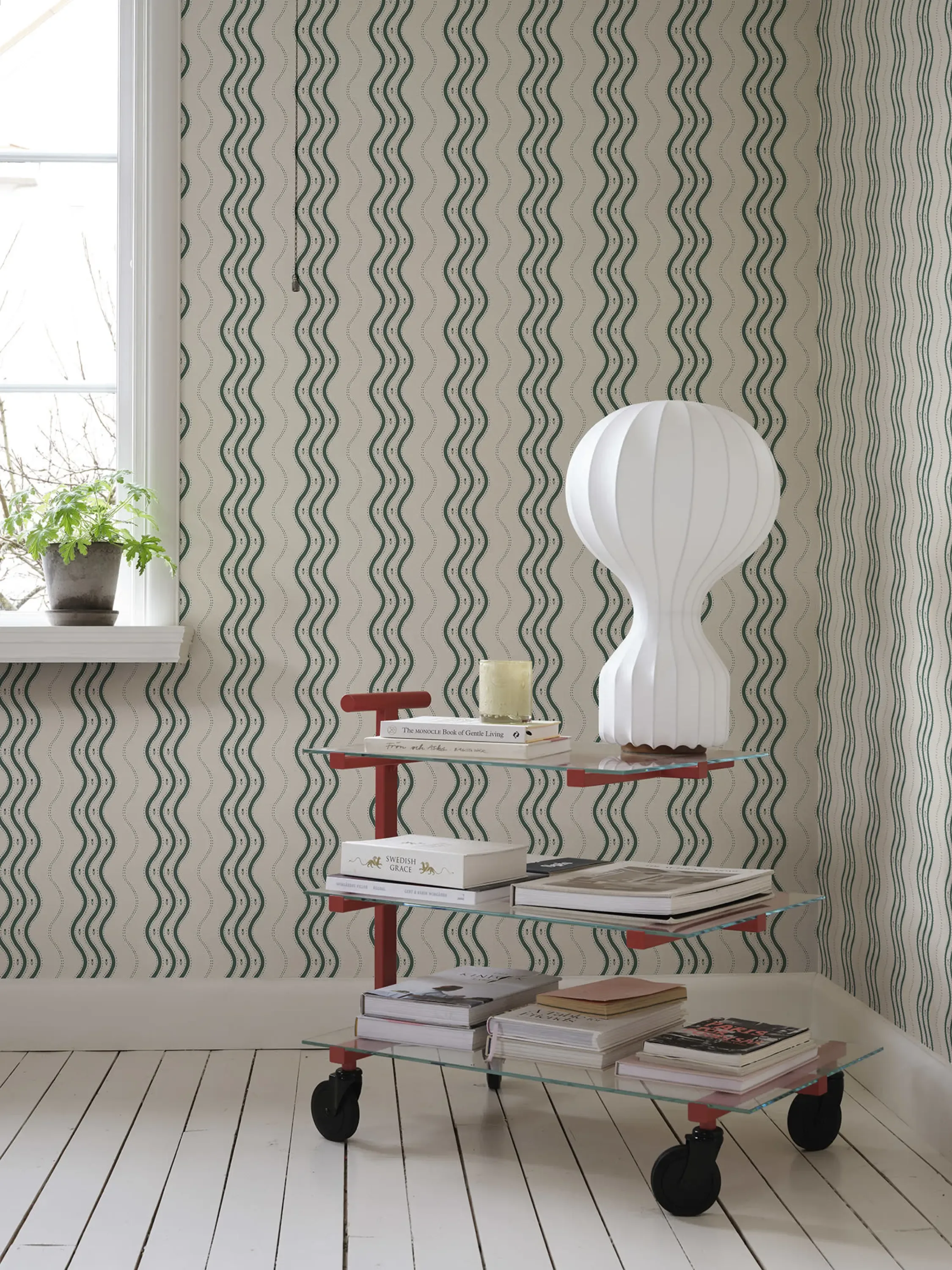 Sandberg Ben in Emerald wallpaper (S10368)