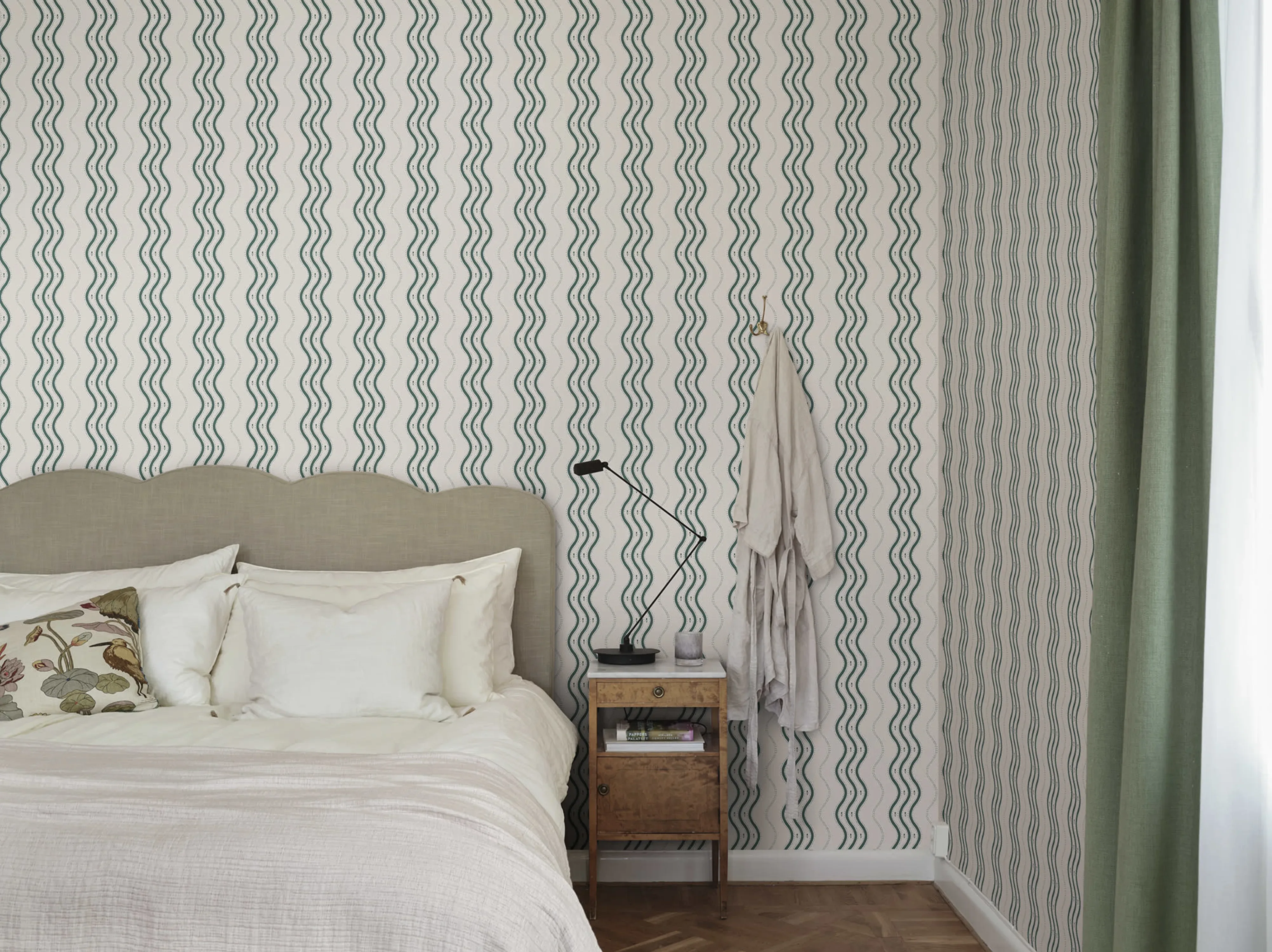 Sandberg Ben in Emerald wallpaper (S10368)