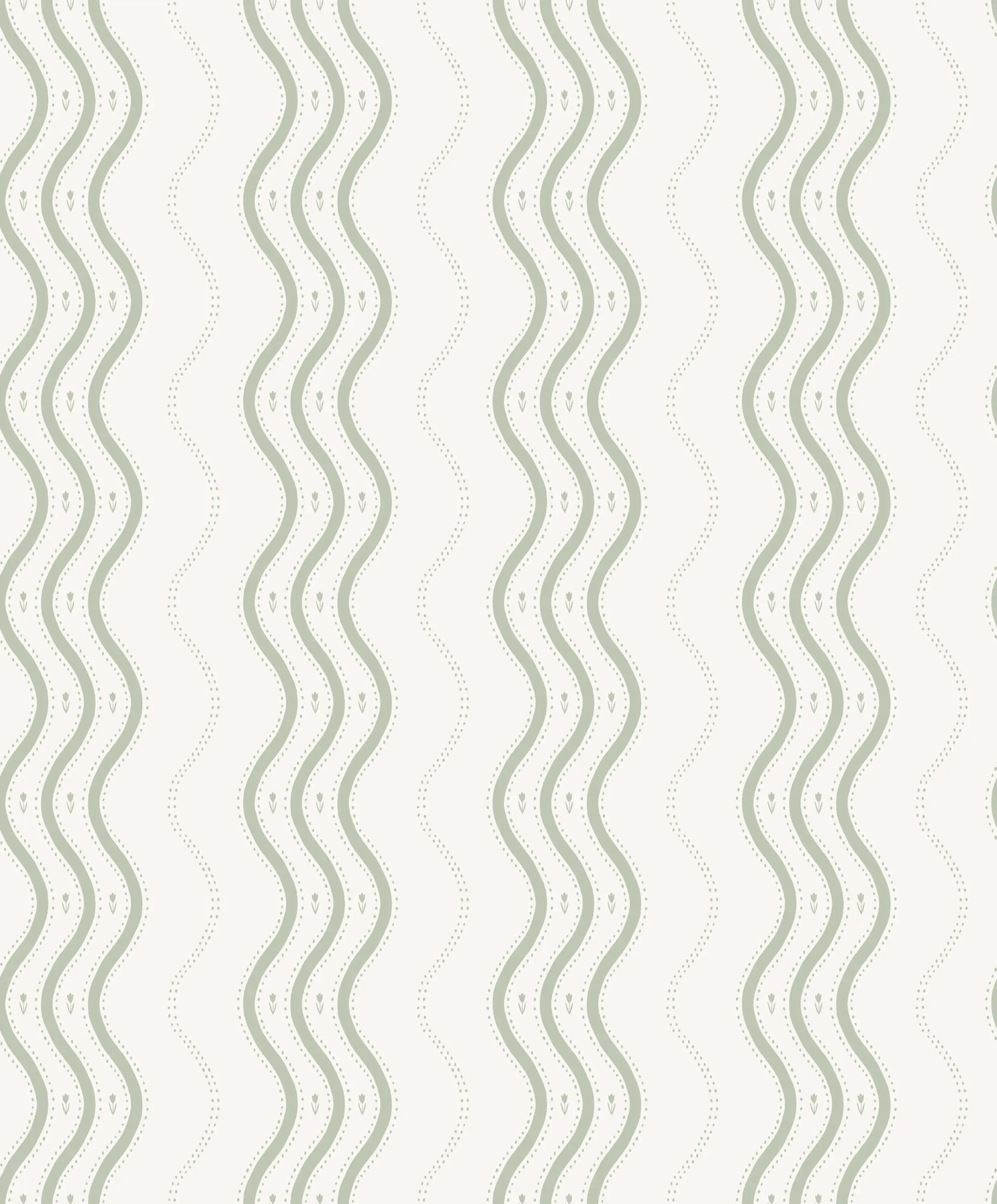 Sandberg Ben in Garden Green wallpaper (S10370)