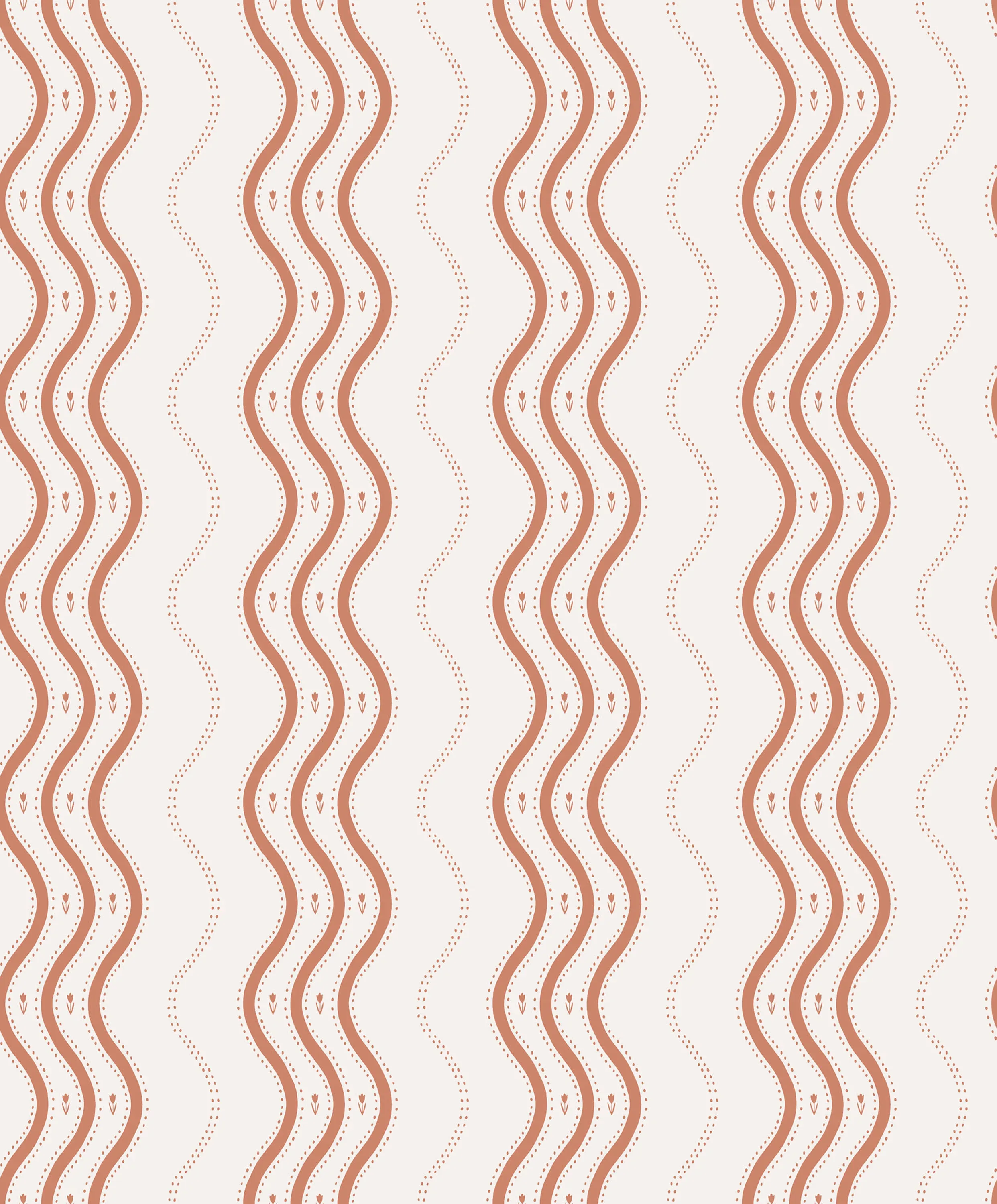 Sandberg Ben in Red wallpaper (S10371)
