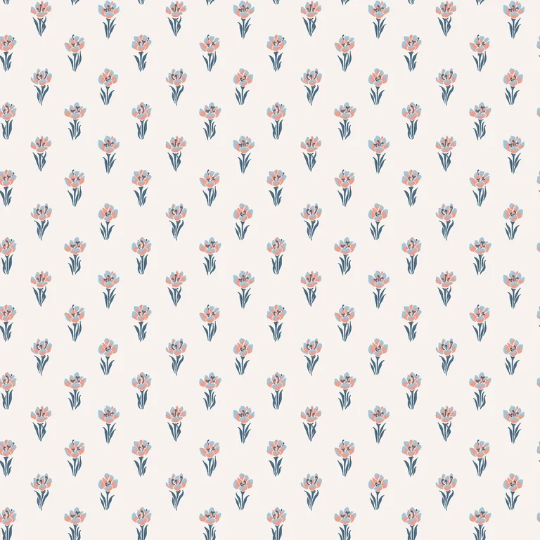 Sandberg Betty in Blue wallpaper (S10372)