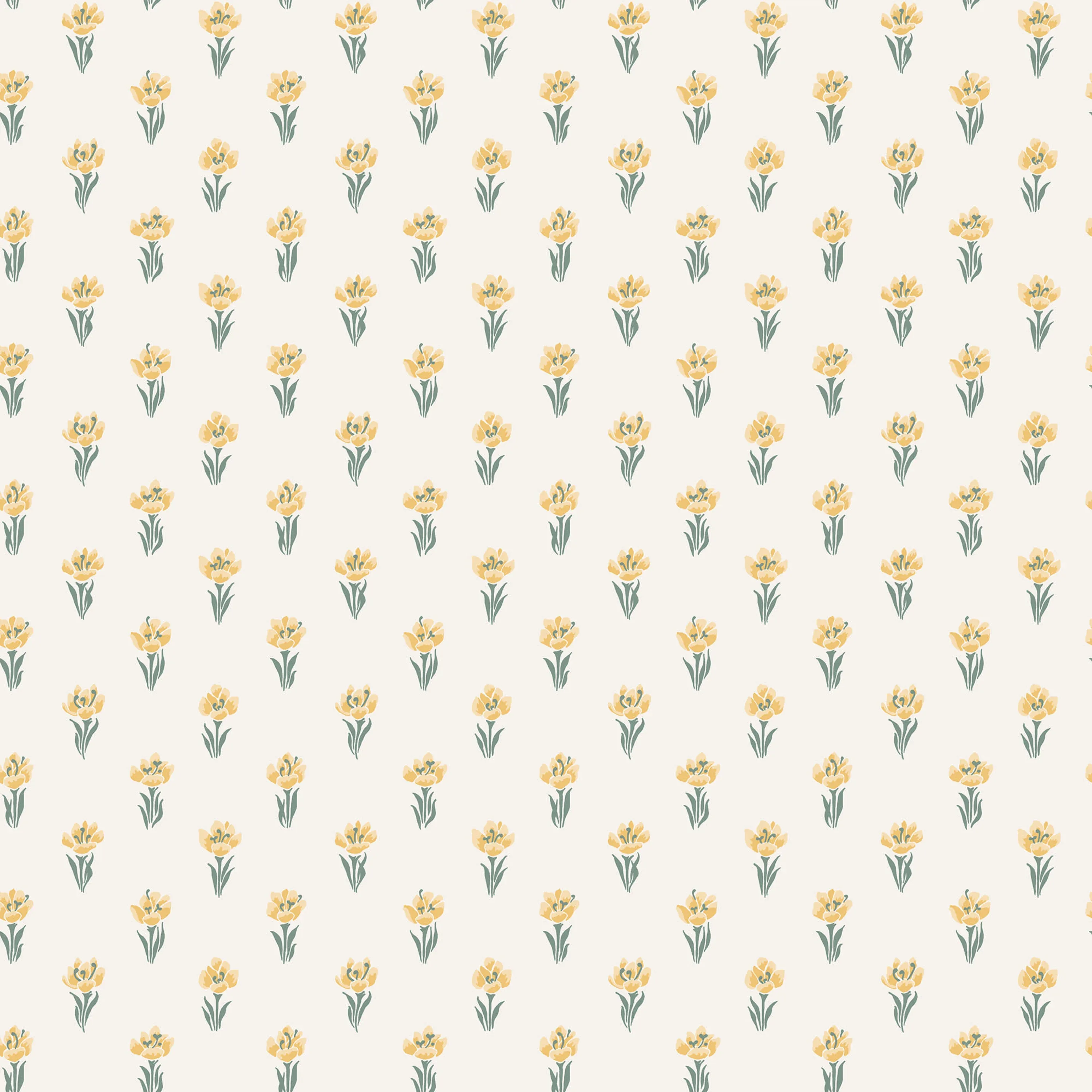 Sandberg Betty in Yellow wallpaper (S10373)