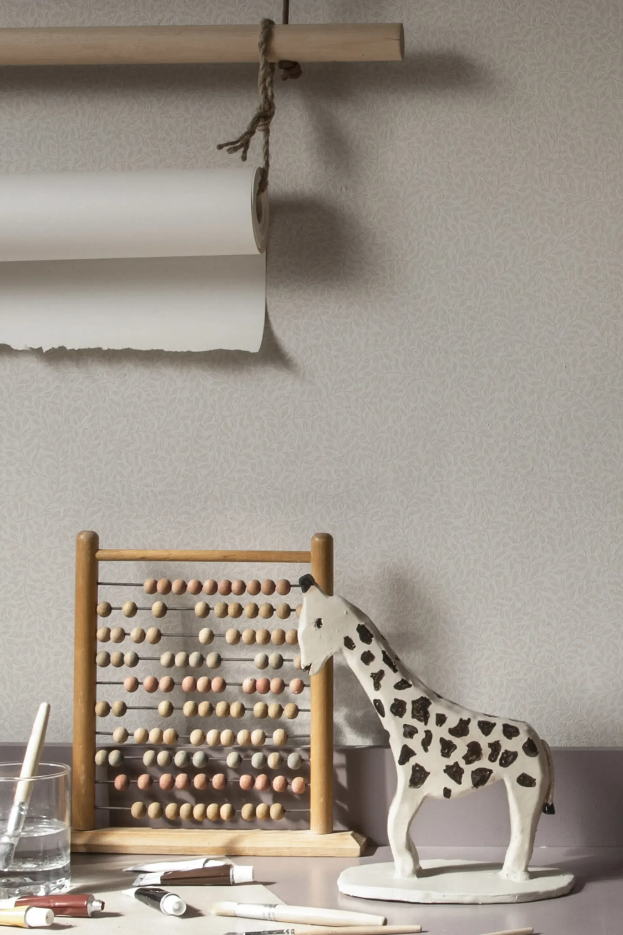 Sandberg Bladverk in Sandstone wallpaper (S10308)