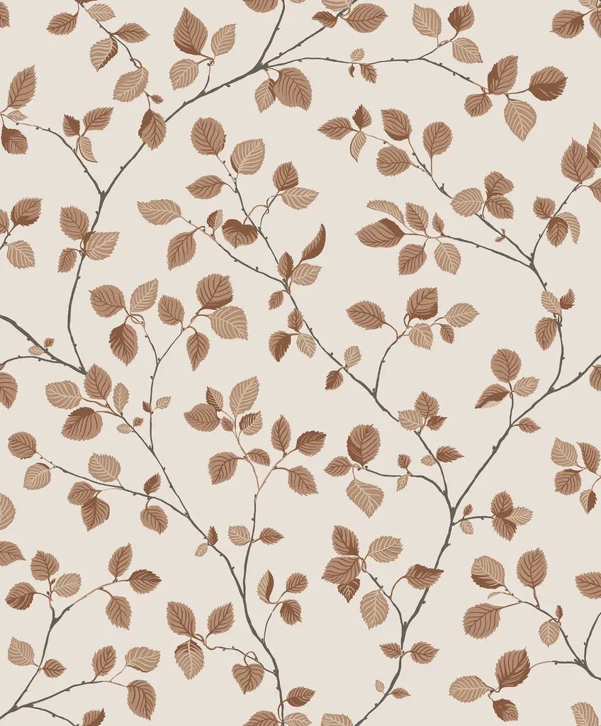 Sandberg Bokskog in Terracotta wallpaper (S10324)