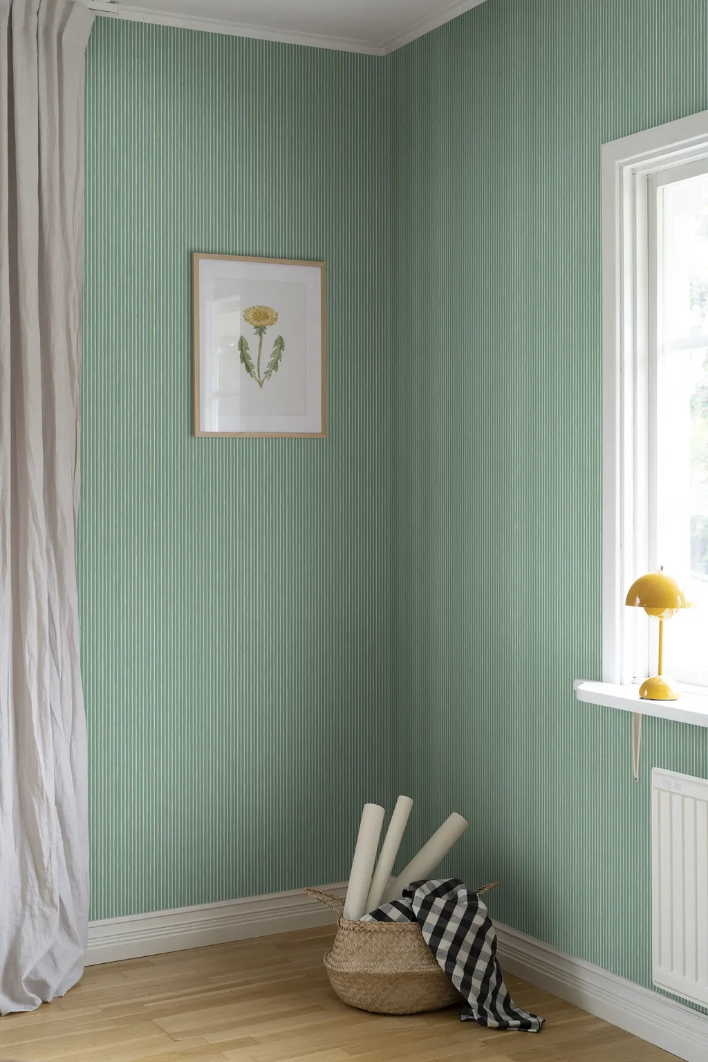 Sandberg Brita in Emerald wallpaper (S10142)