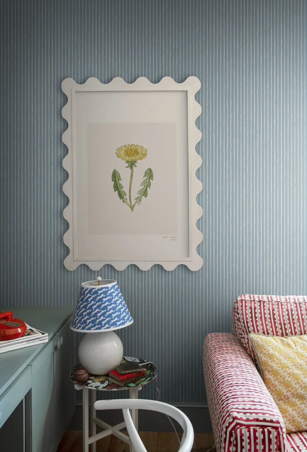 Sandberg Brita in Sky Blue wallpaper (S10143)