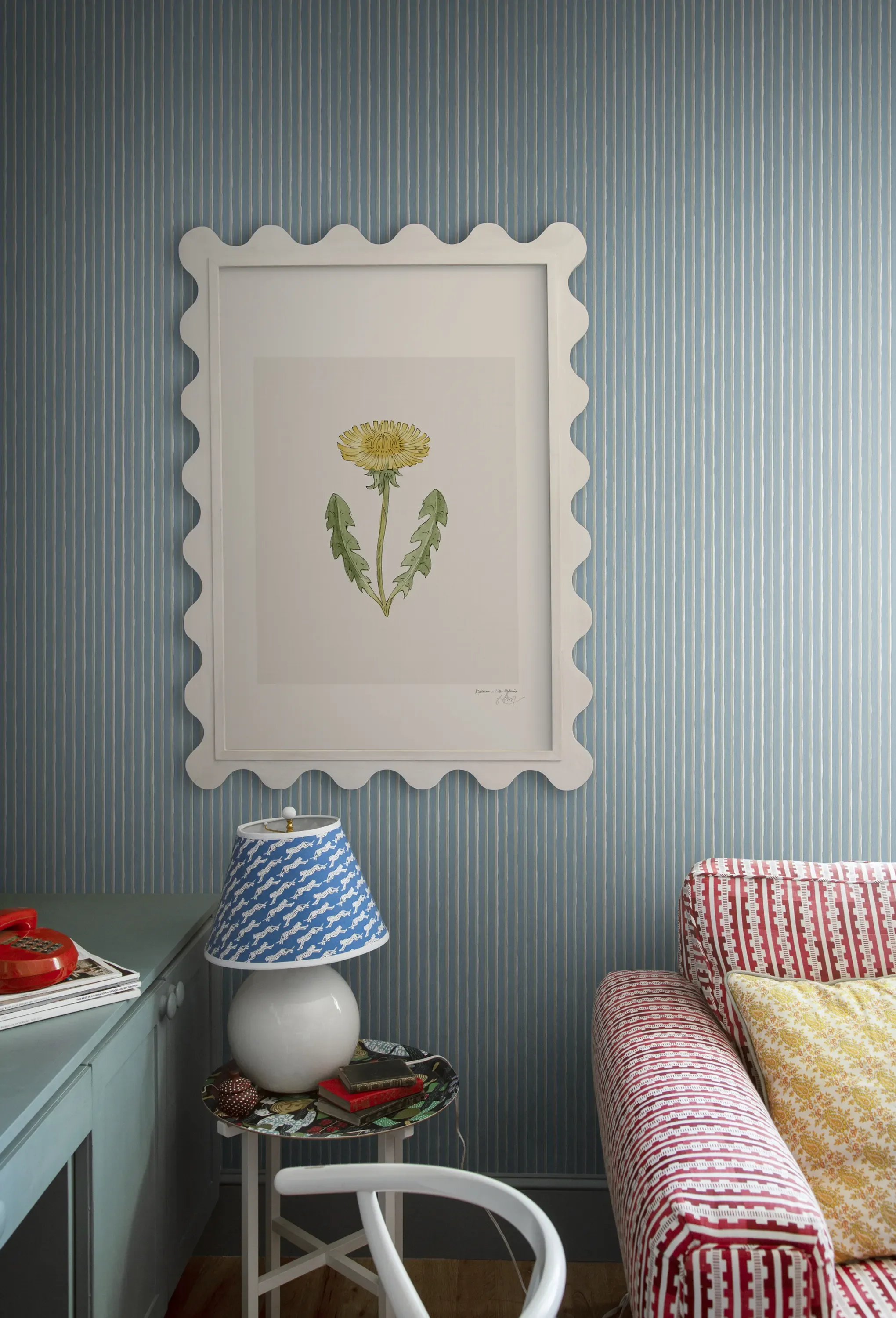 Sandberg Brita in Sky Blue wallpaper (S10143)