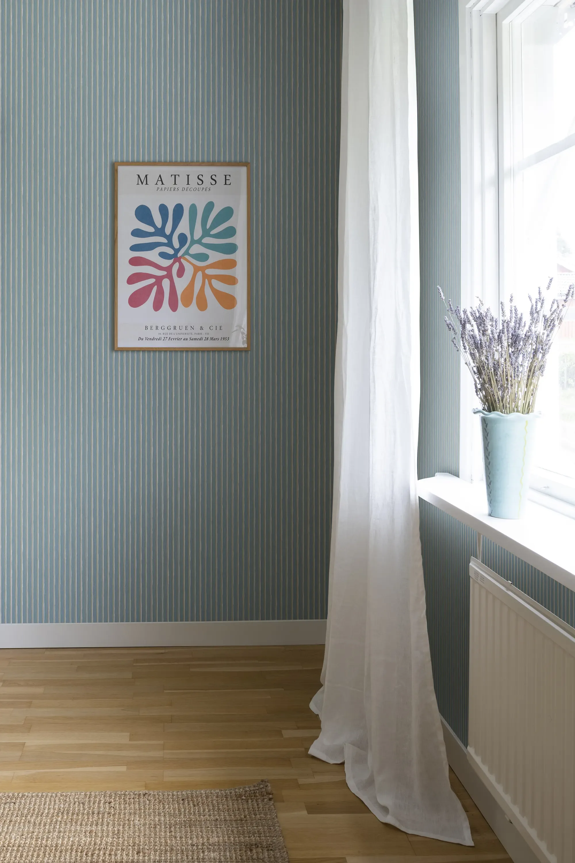 Sandberg Brita in Sky Blue wallpaper (S10143)