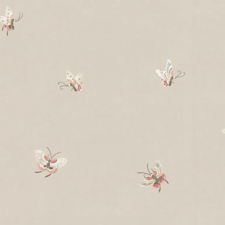 Sandberg Butterflies in Sandstone wallpaper (S10447)