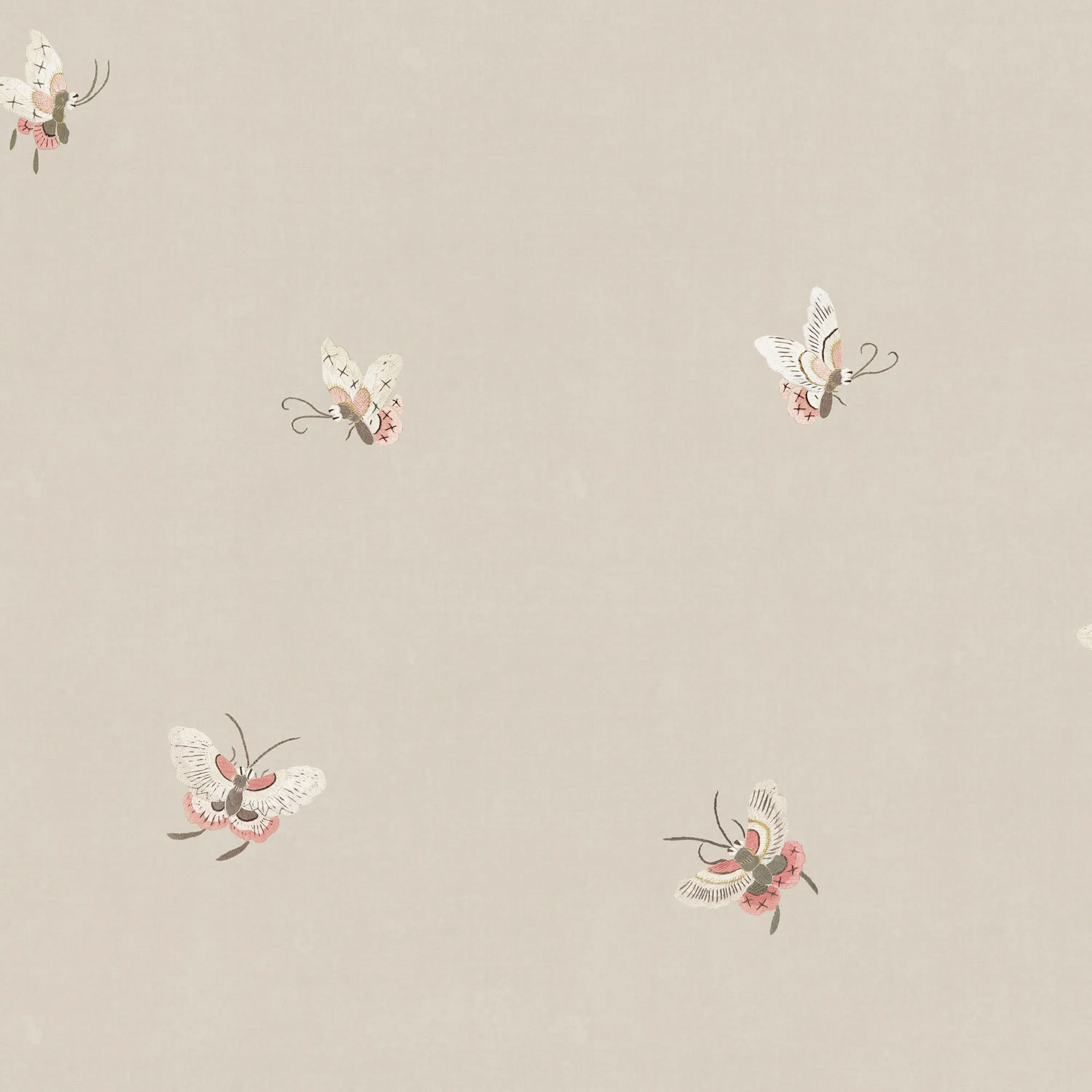 Sandberg Butterflies in Sandstone wallpaper (S10447)