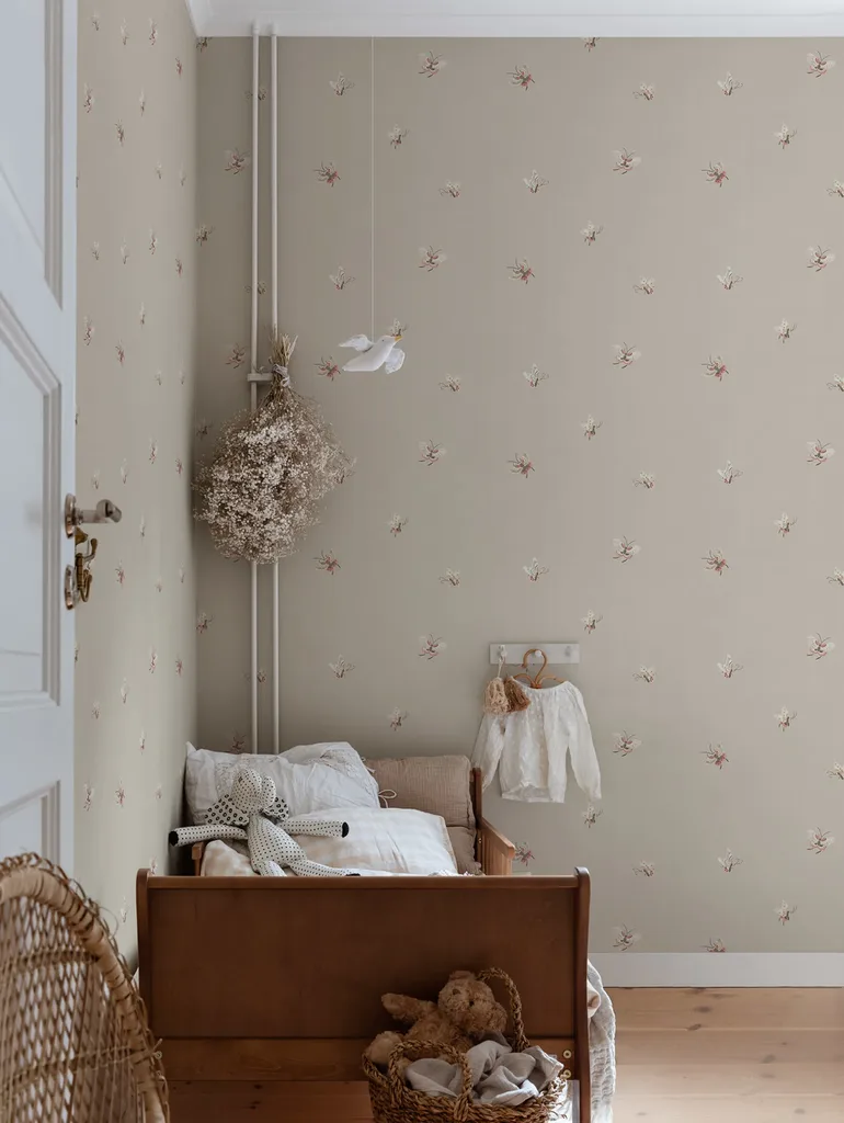 Sandberg Butterflies in Sandstone wallpaper (S10447)