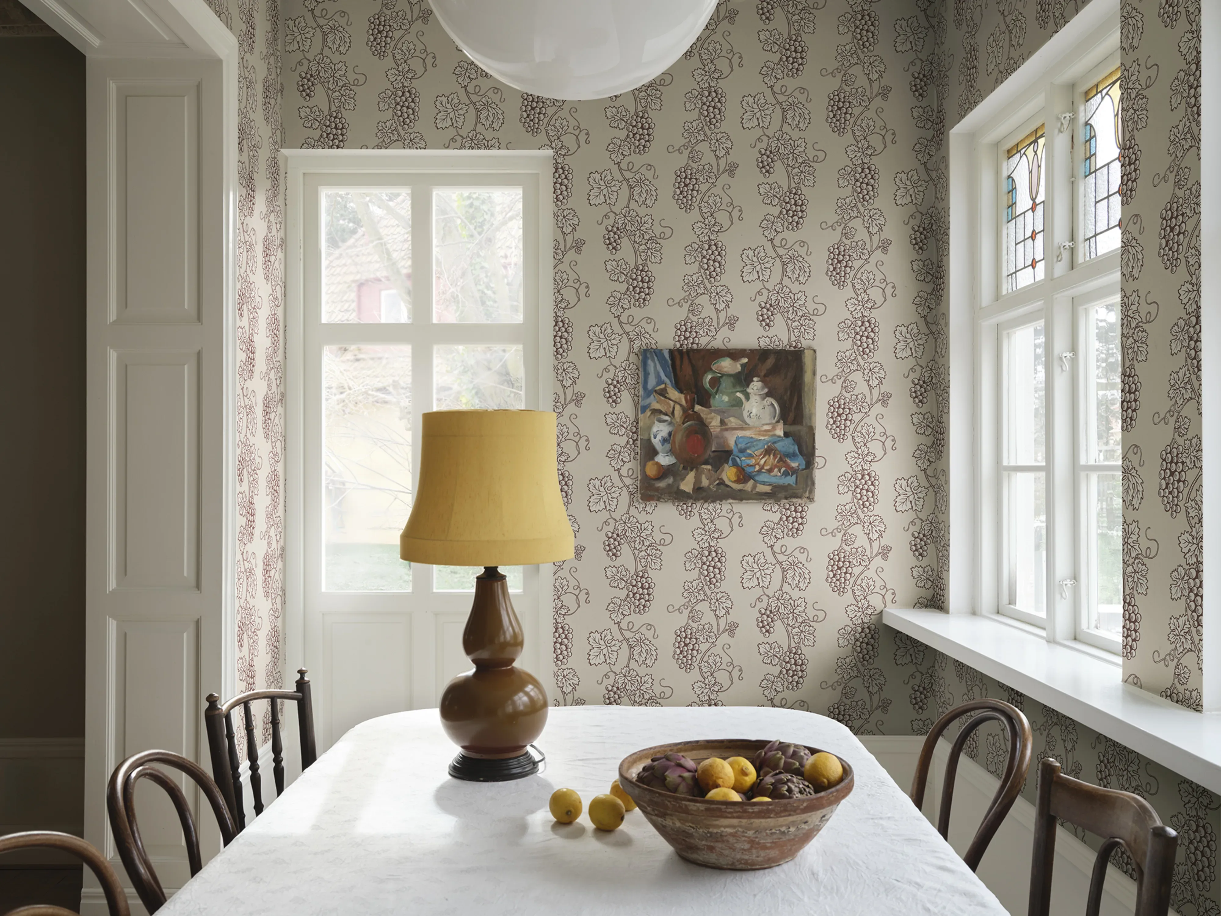 Sandberg Carla in Burgundy wallpaper (S10660)