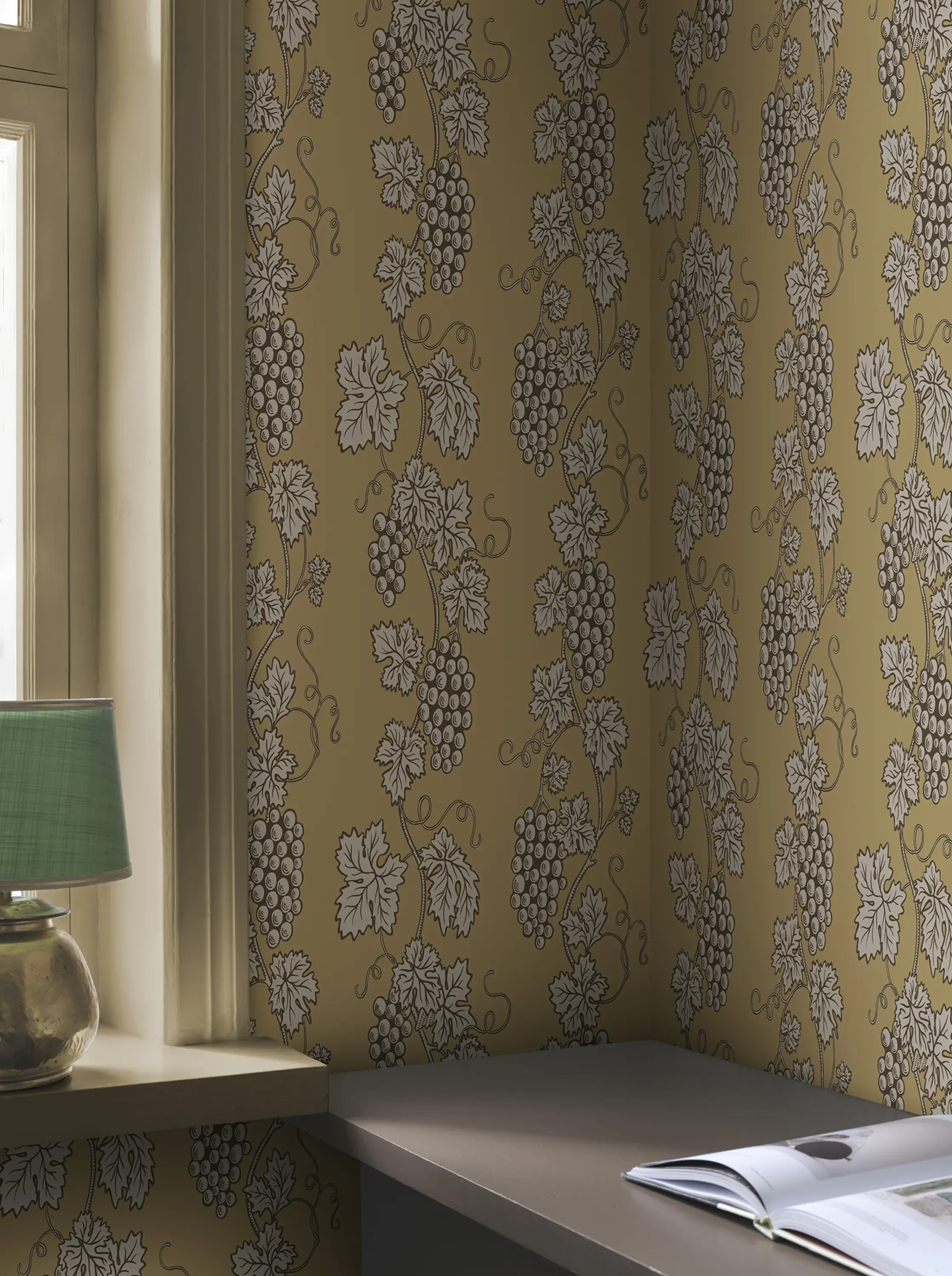 Sandberg Carla in Honey wallpaper (S10661)