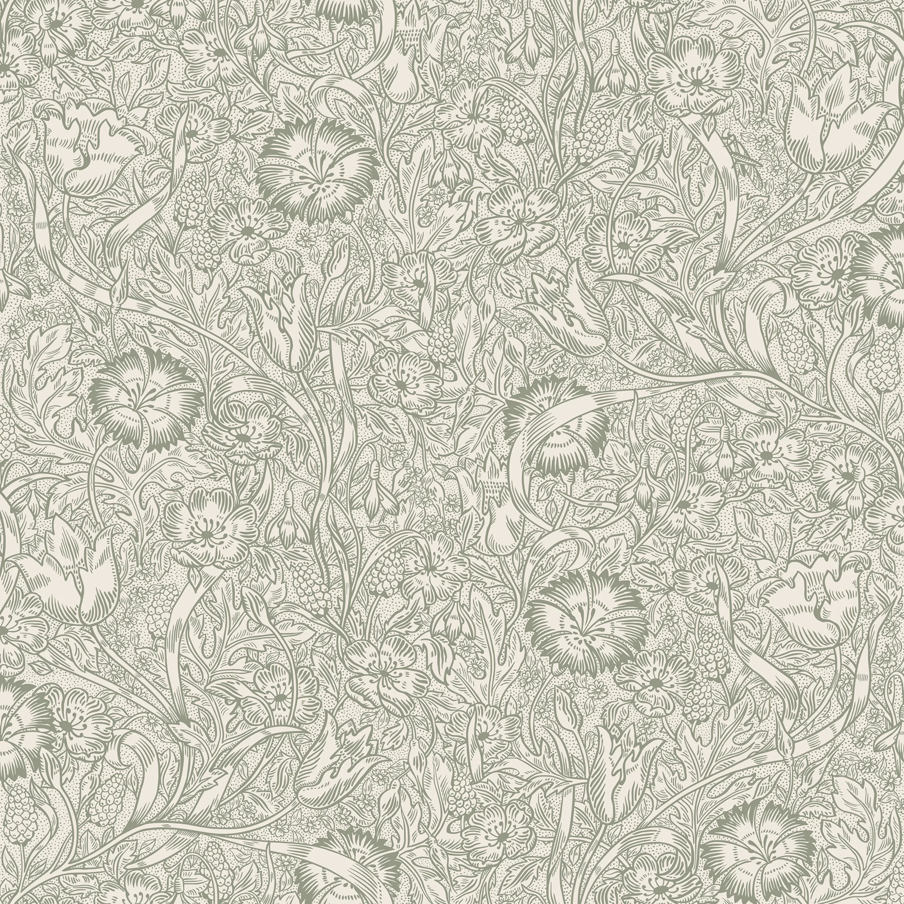 Sandberg Caroline in Moss Green wallpaper (S10210)