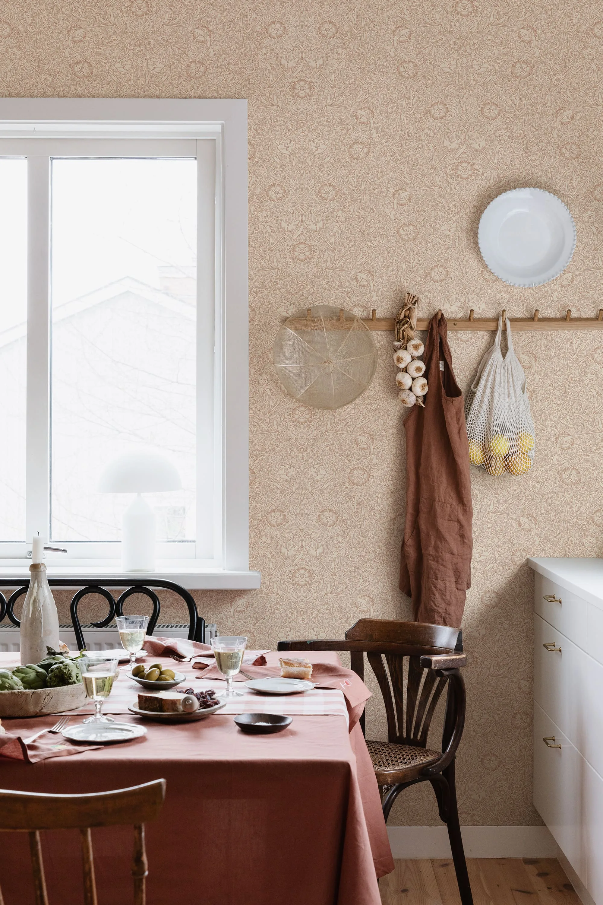 Sandberg Caroline in Terracotta wallpaper (S10211)