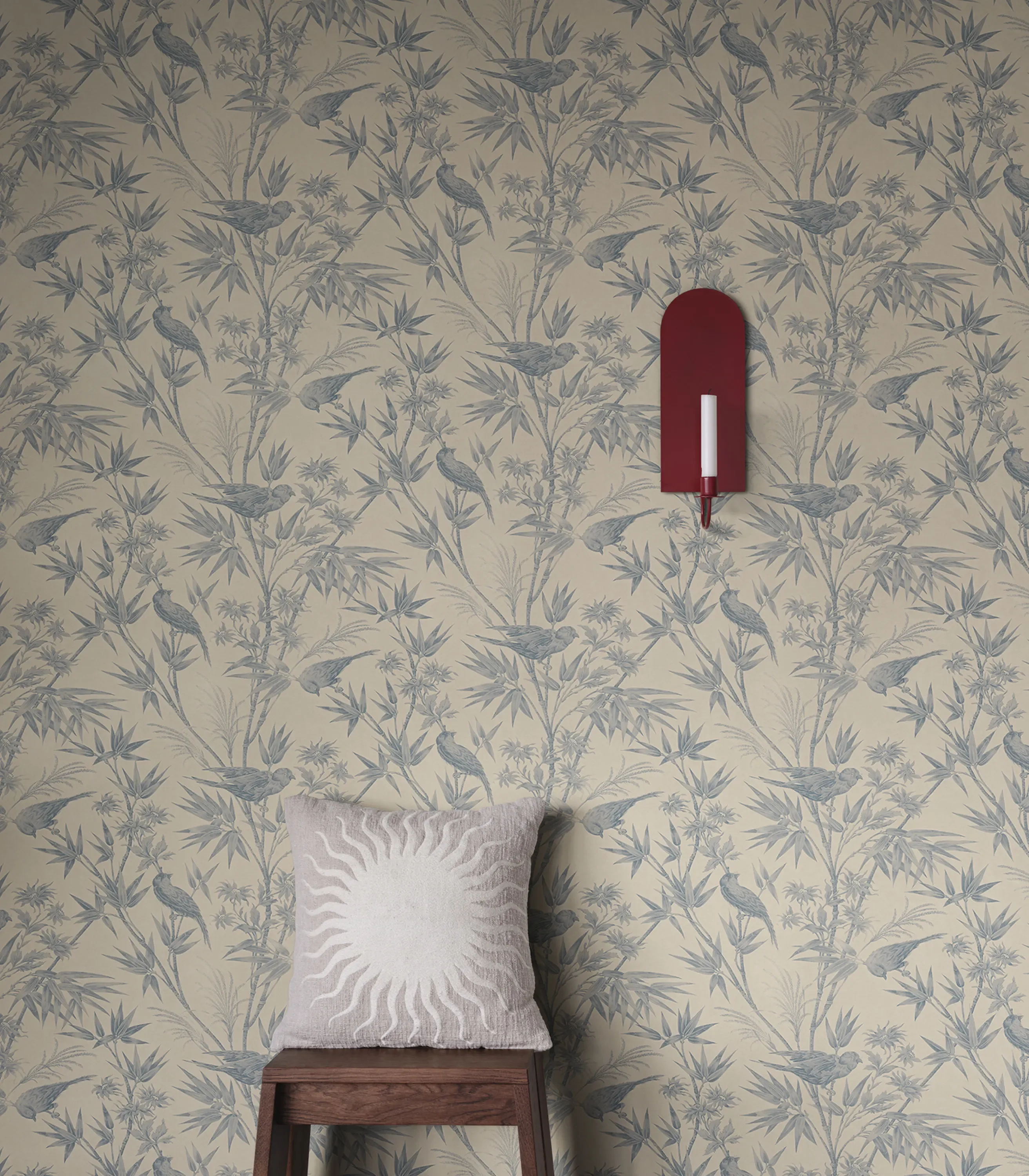 Sandberg Celeste in Indigo Blue wallpaper (S10621)