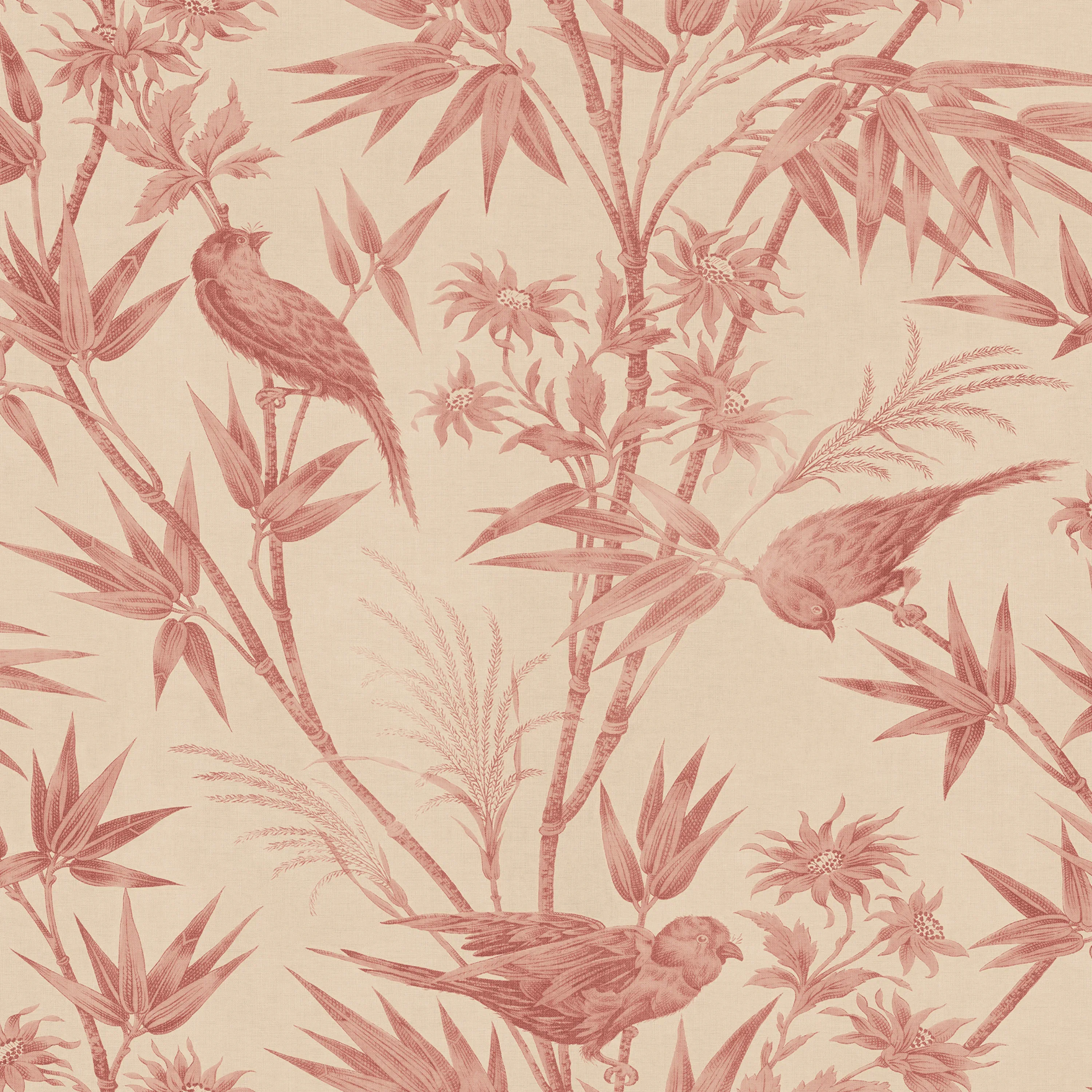 Sandberg Celeste in Red wallpaper (S10620)