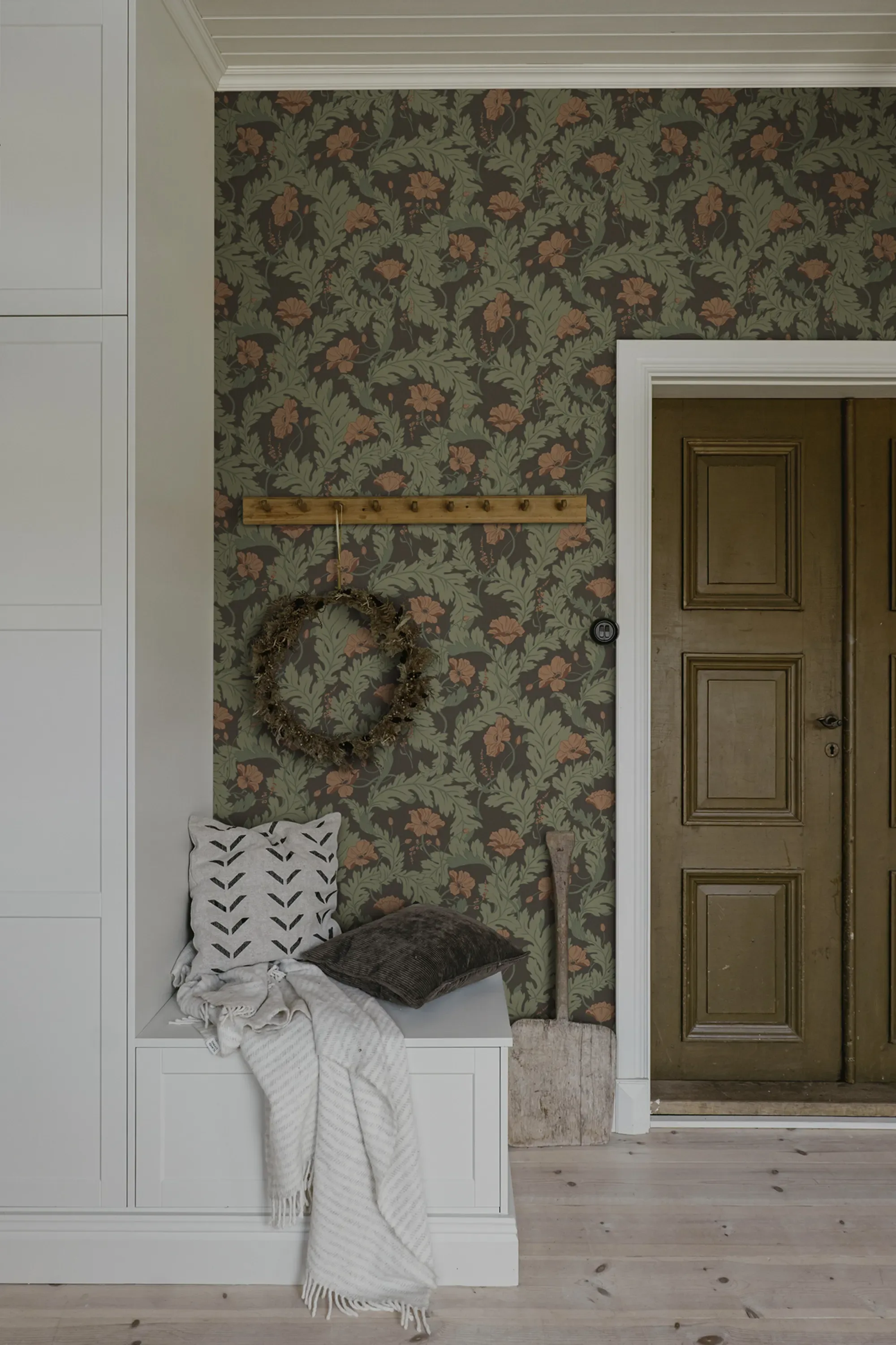 Sandberg Charlotta in Brown wallpaper (S10561)