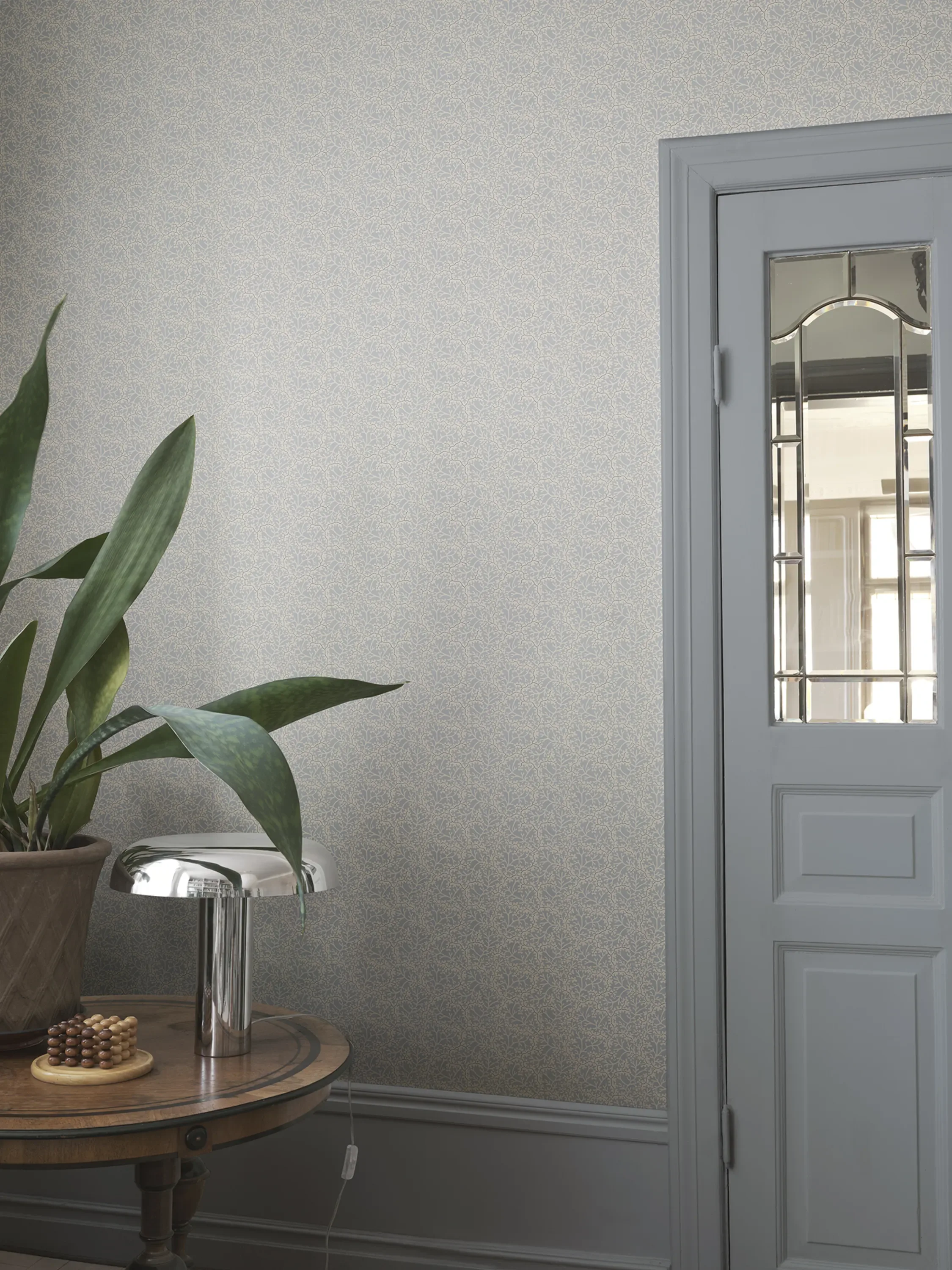 Sandberg Coral in Light Blue wallpaper (S10673)