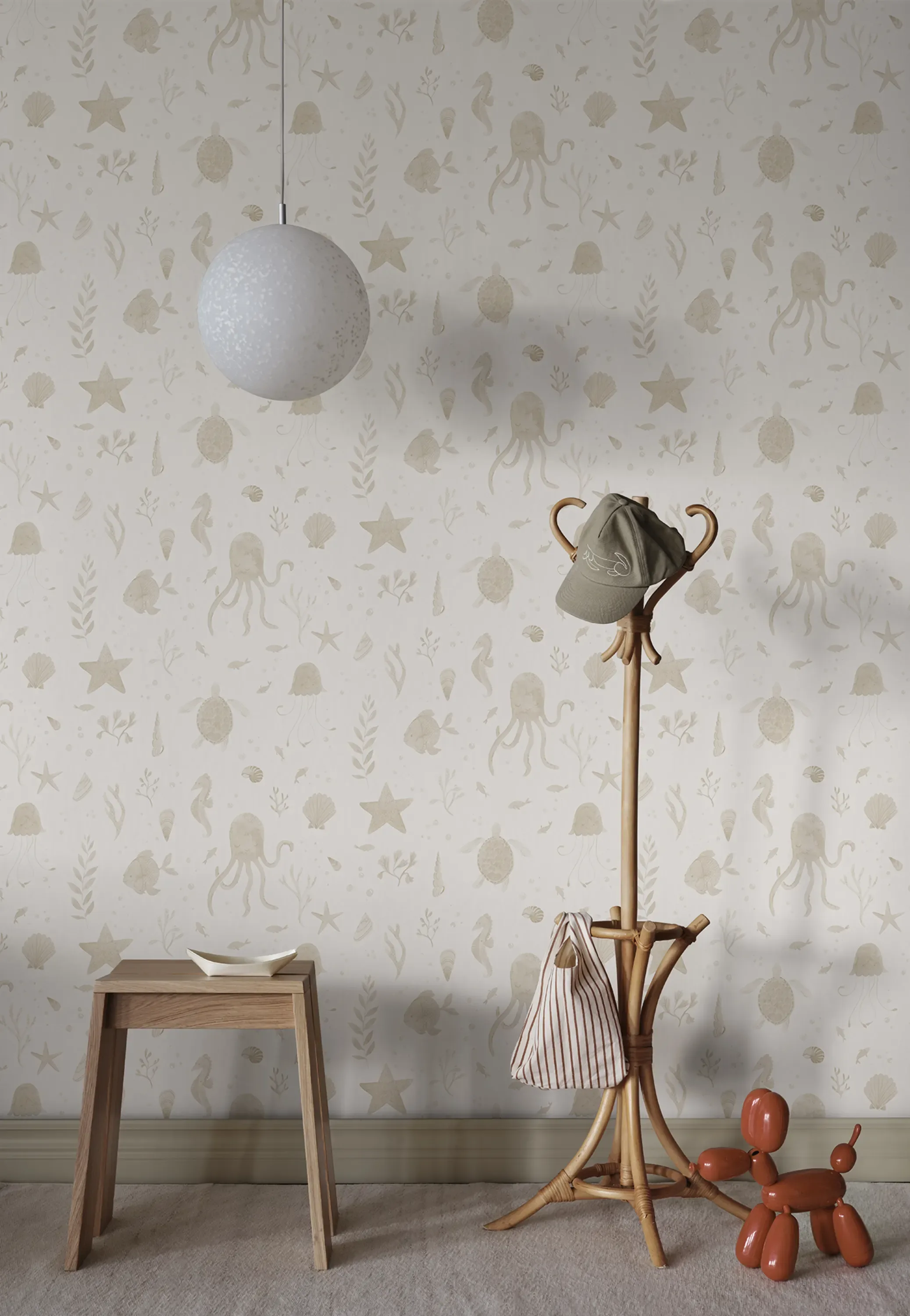 Sandberg Della in Beige wallpaper (S10716)
