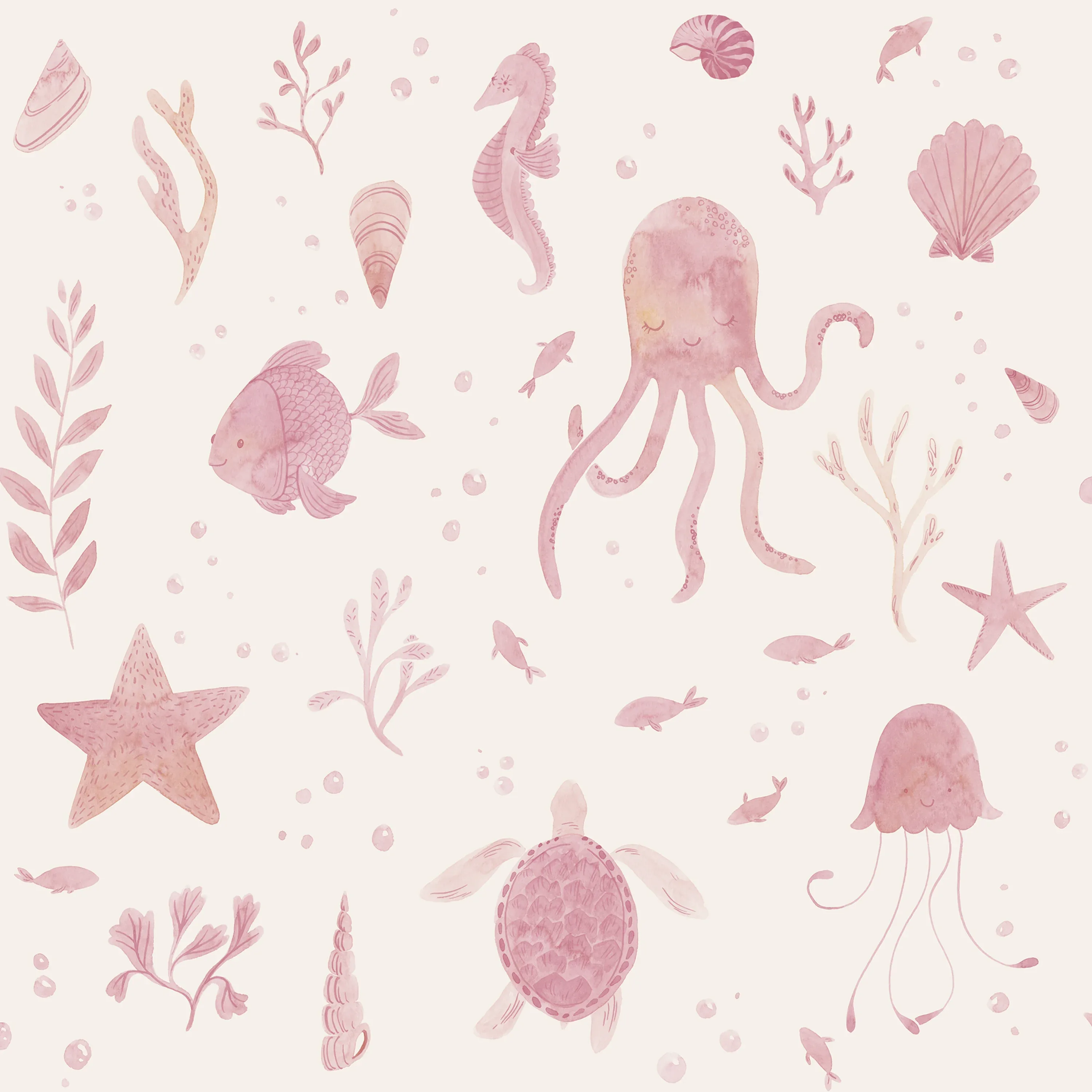 Sandberg Della in Pink wallpaper (S10717)