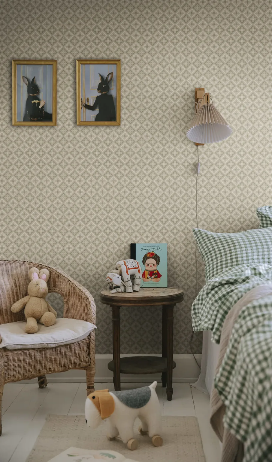 Sandberg Edvin in Green wallpaper (S10455)