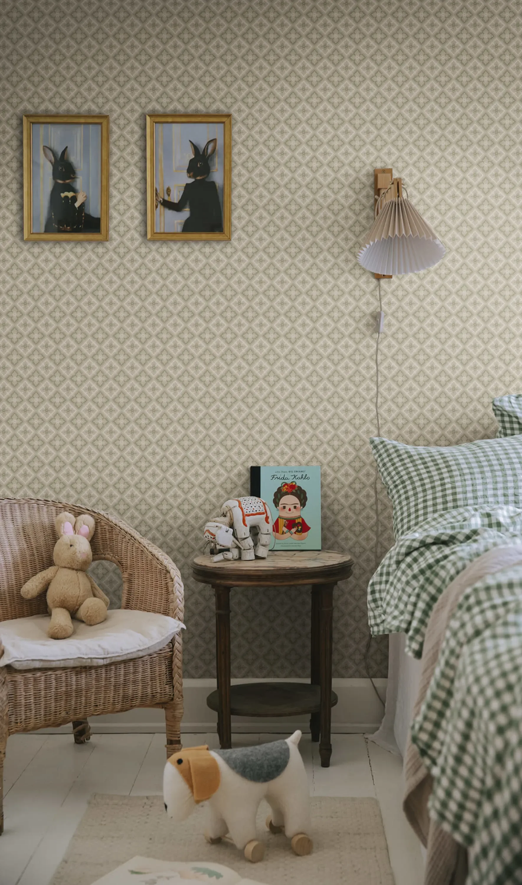 Sandberg Edvin in Green wallpaper (S10455)