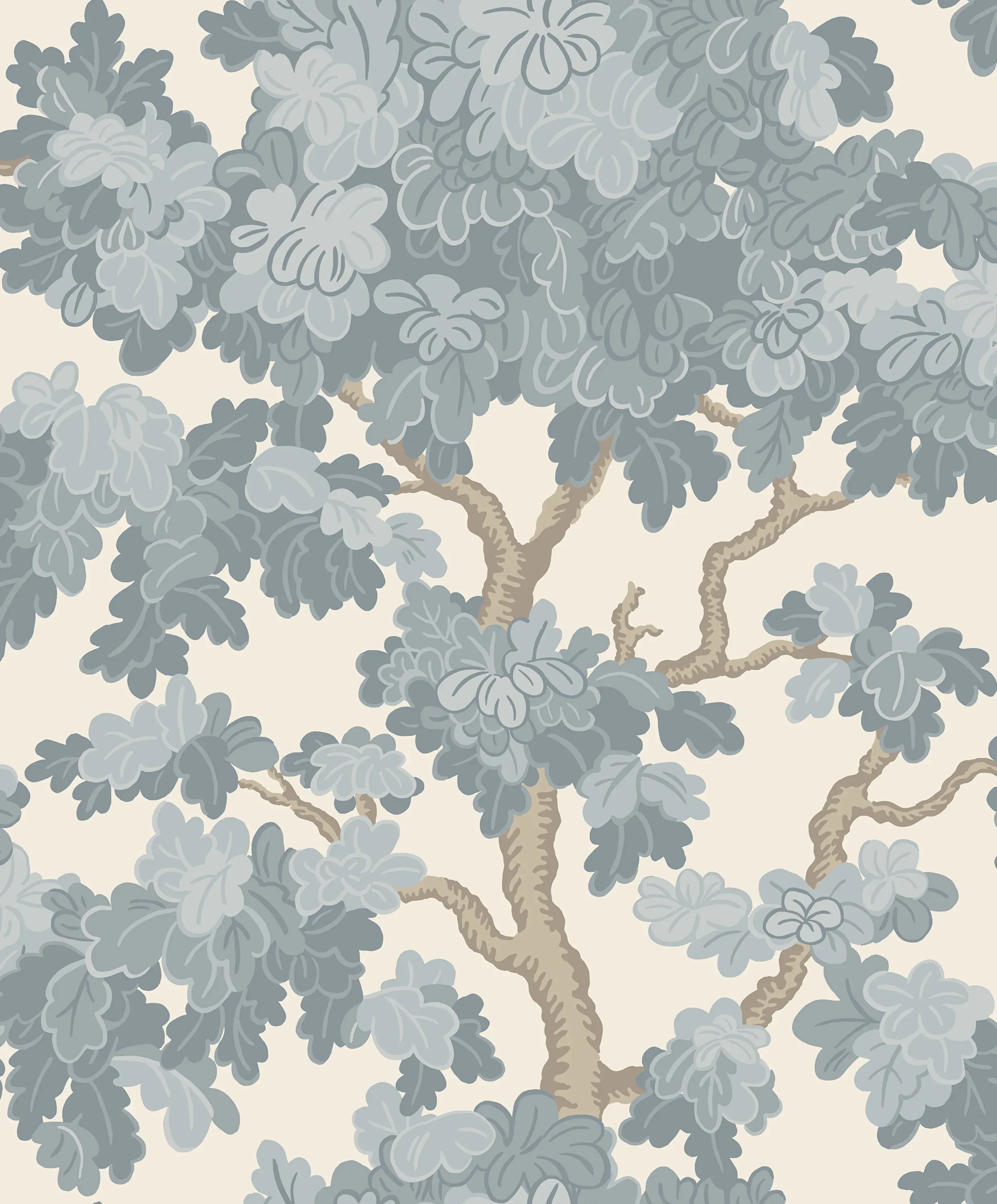 Sandberg Eken in Light Blue wallpaper (S10790)