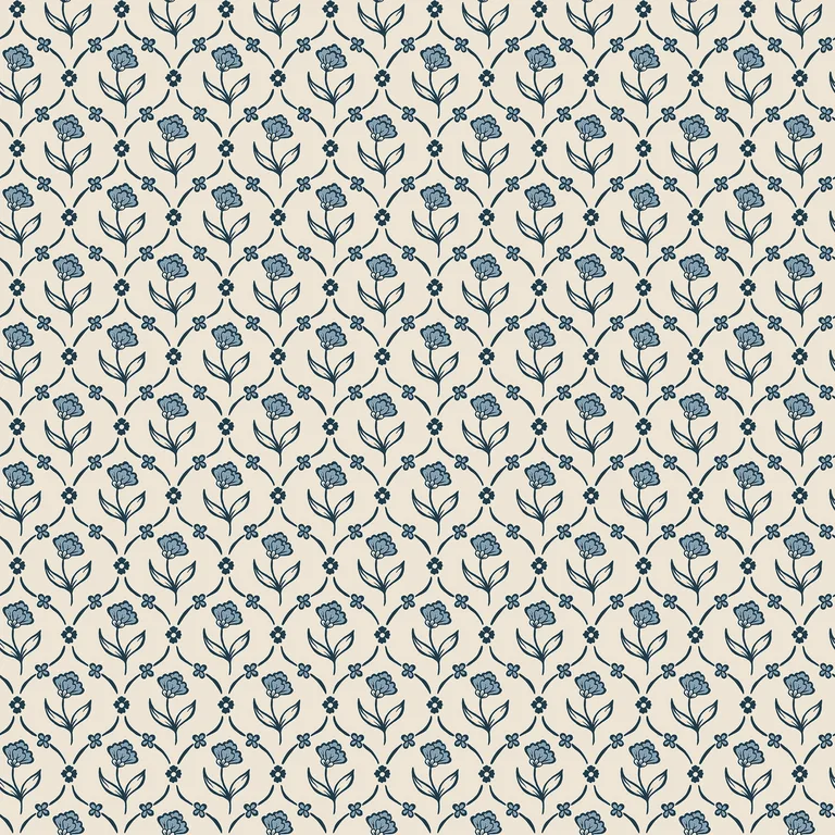 Sandberg Elena in Blue wallpaper (S10669)