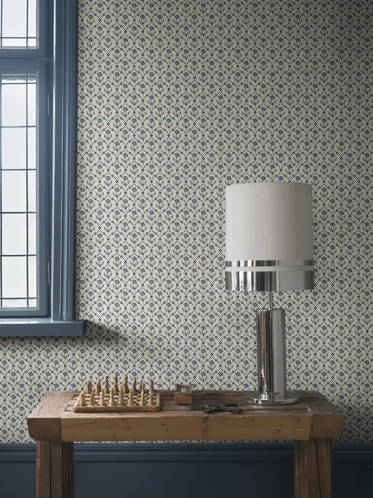 Sandberg Elena in Blue wallpaper (S10669)