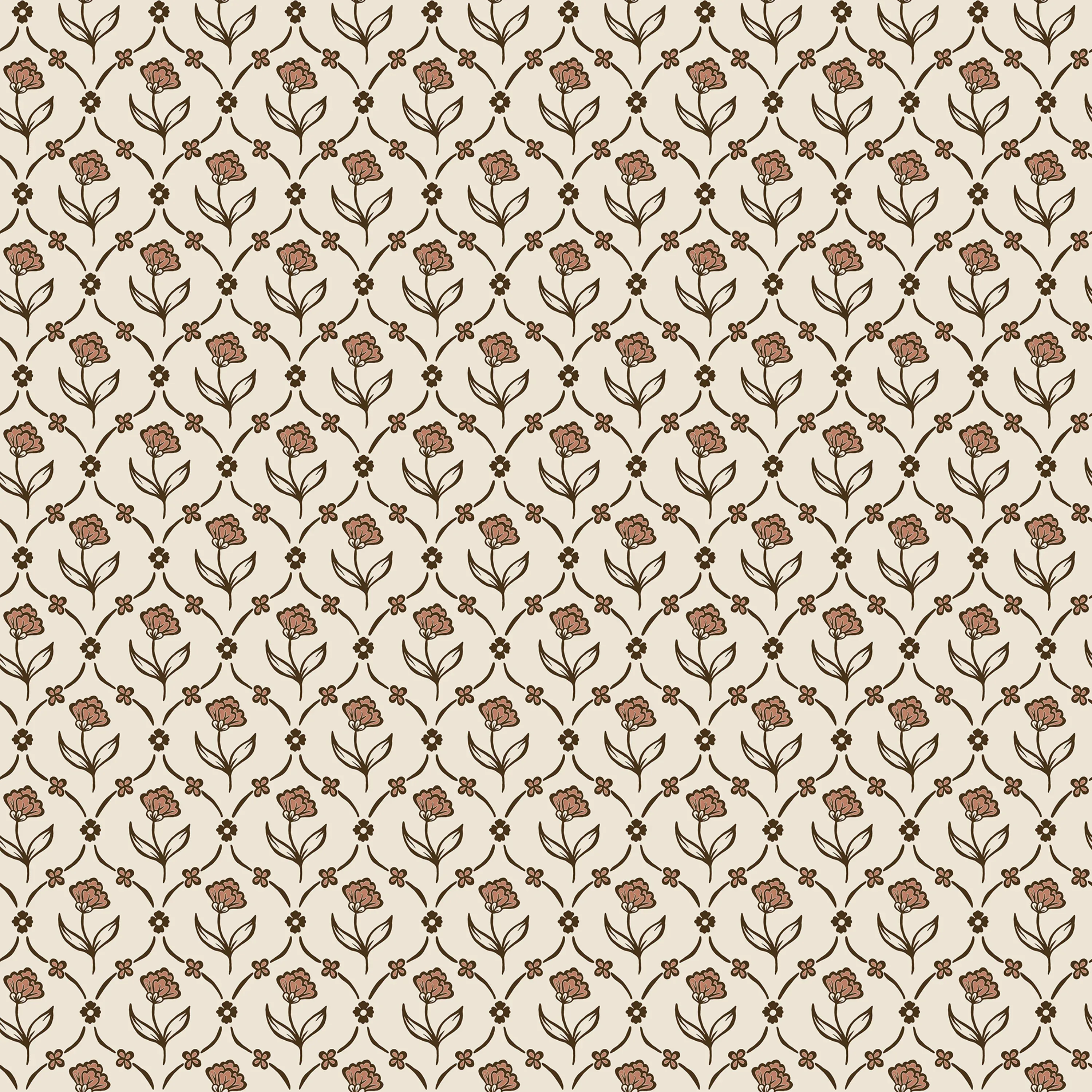 Sandberg Elena in Terracotta wallpaper (S10670)