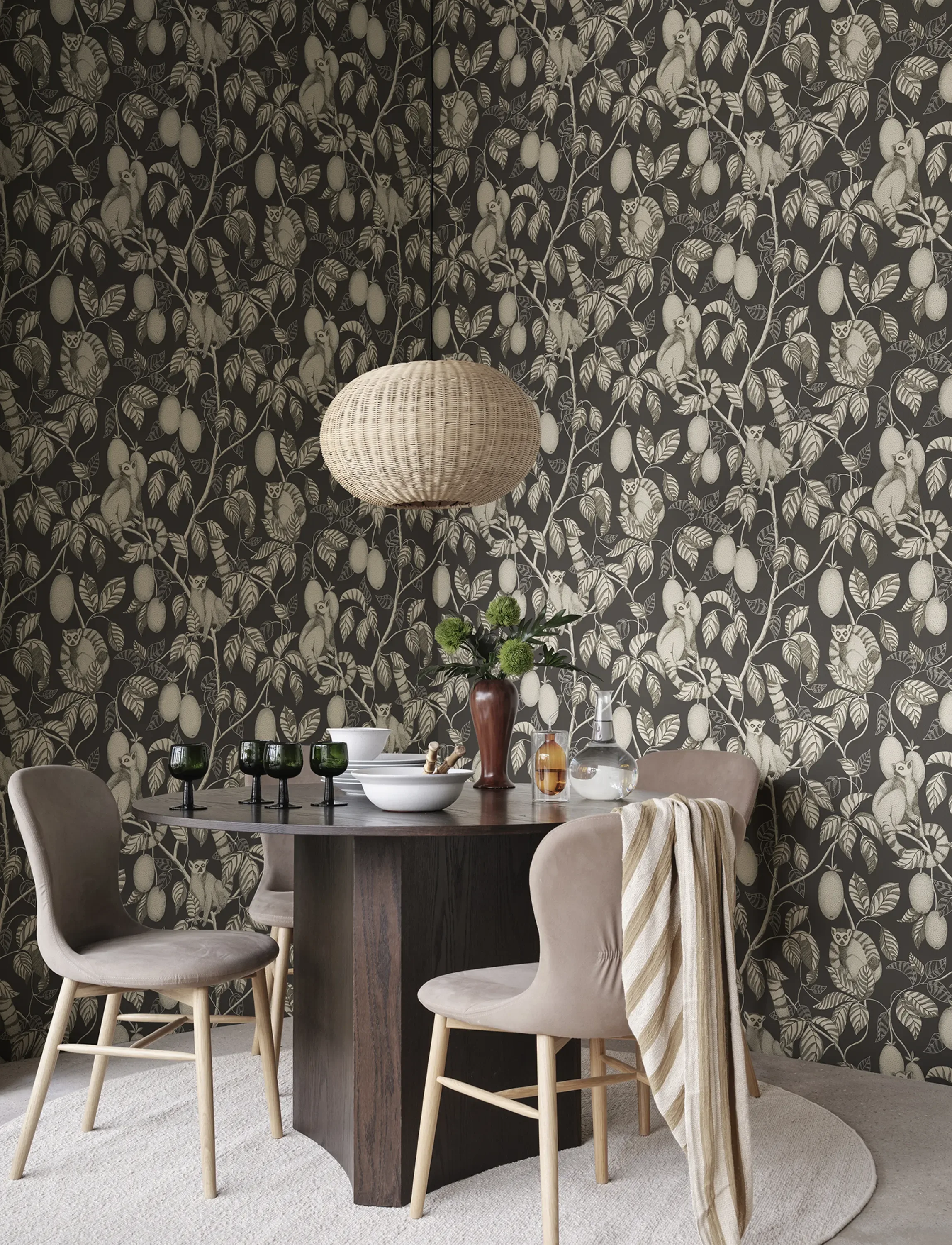 Sandberg Elliot in Graphite wallpaper (S10631)