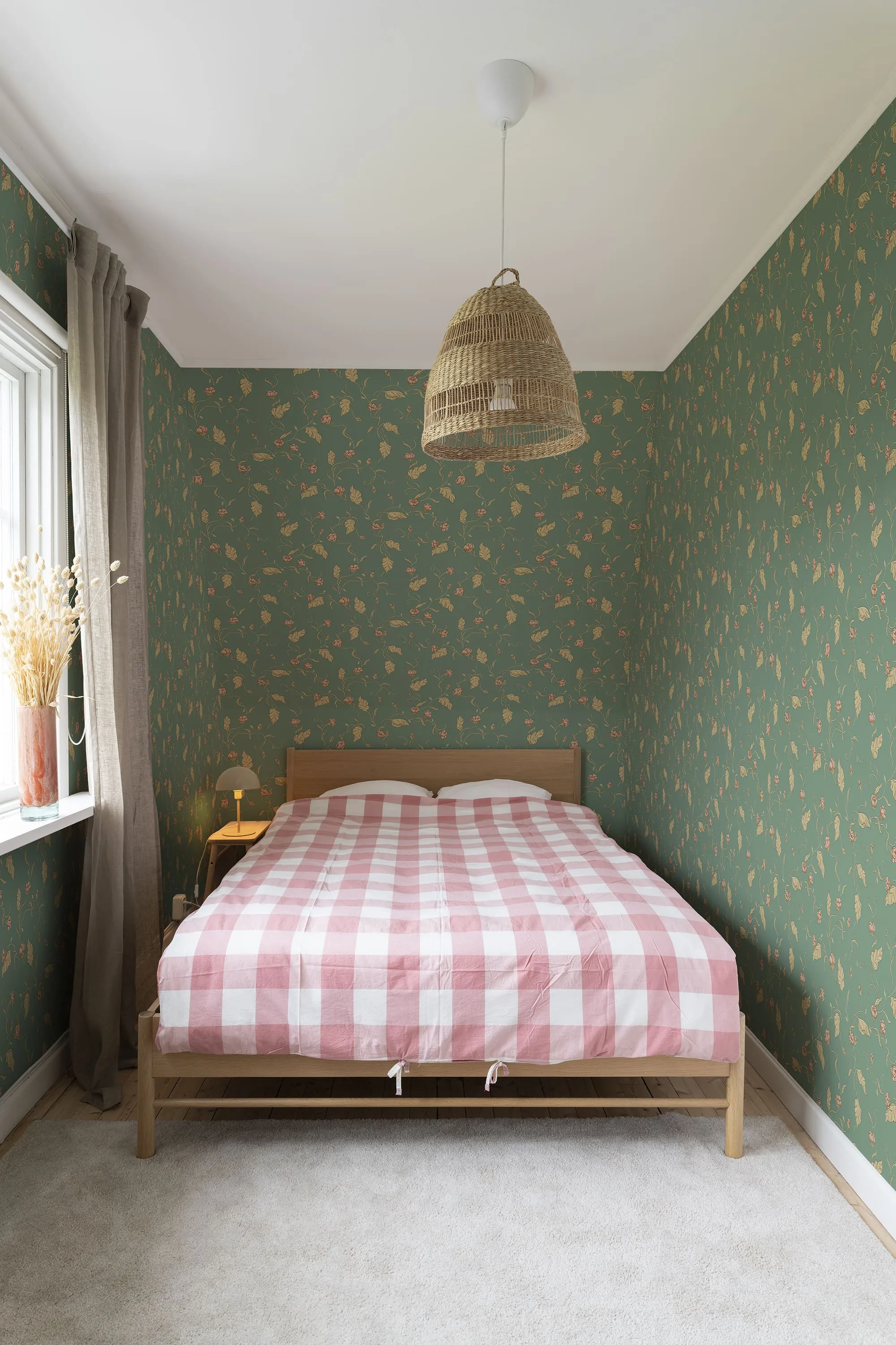 Sandberg Elmire in Emerald wallpaper (S10149)